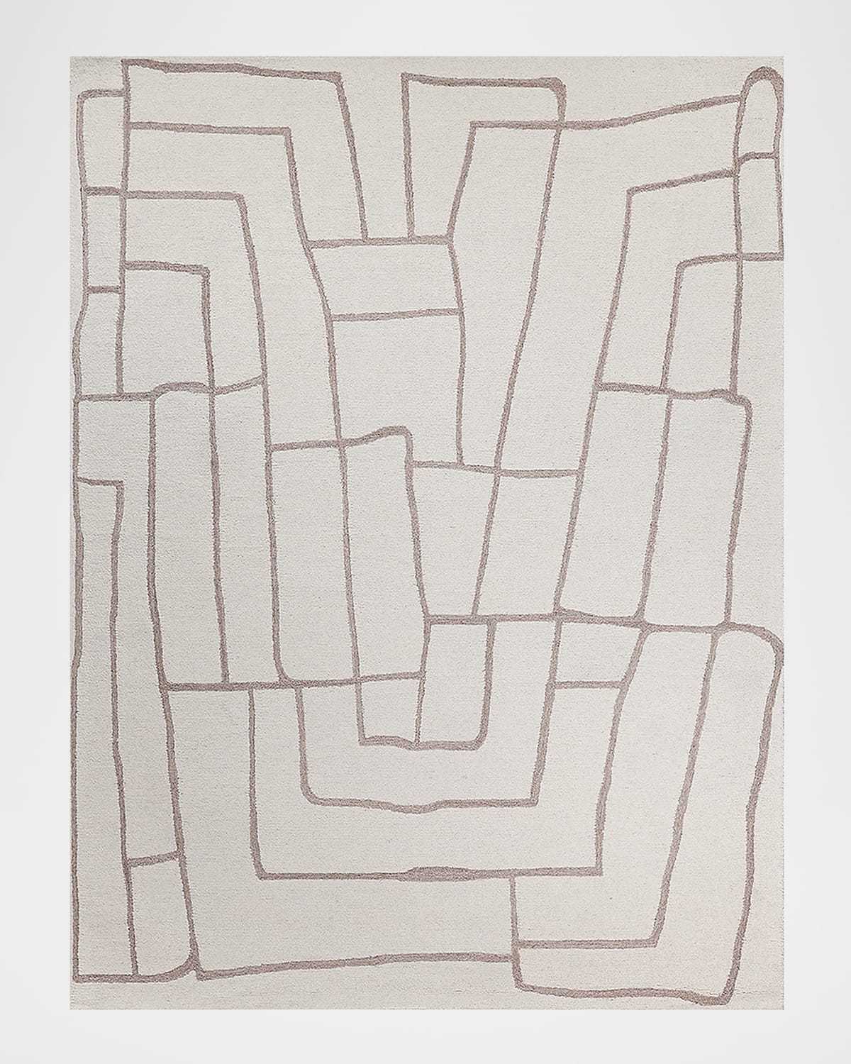 Exquisite Rugs Tangiers Hand-tufted Ivory/beige Rug, 10' X 14' In Ivory/beige