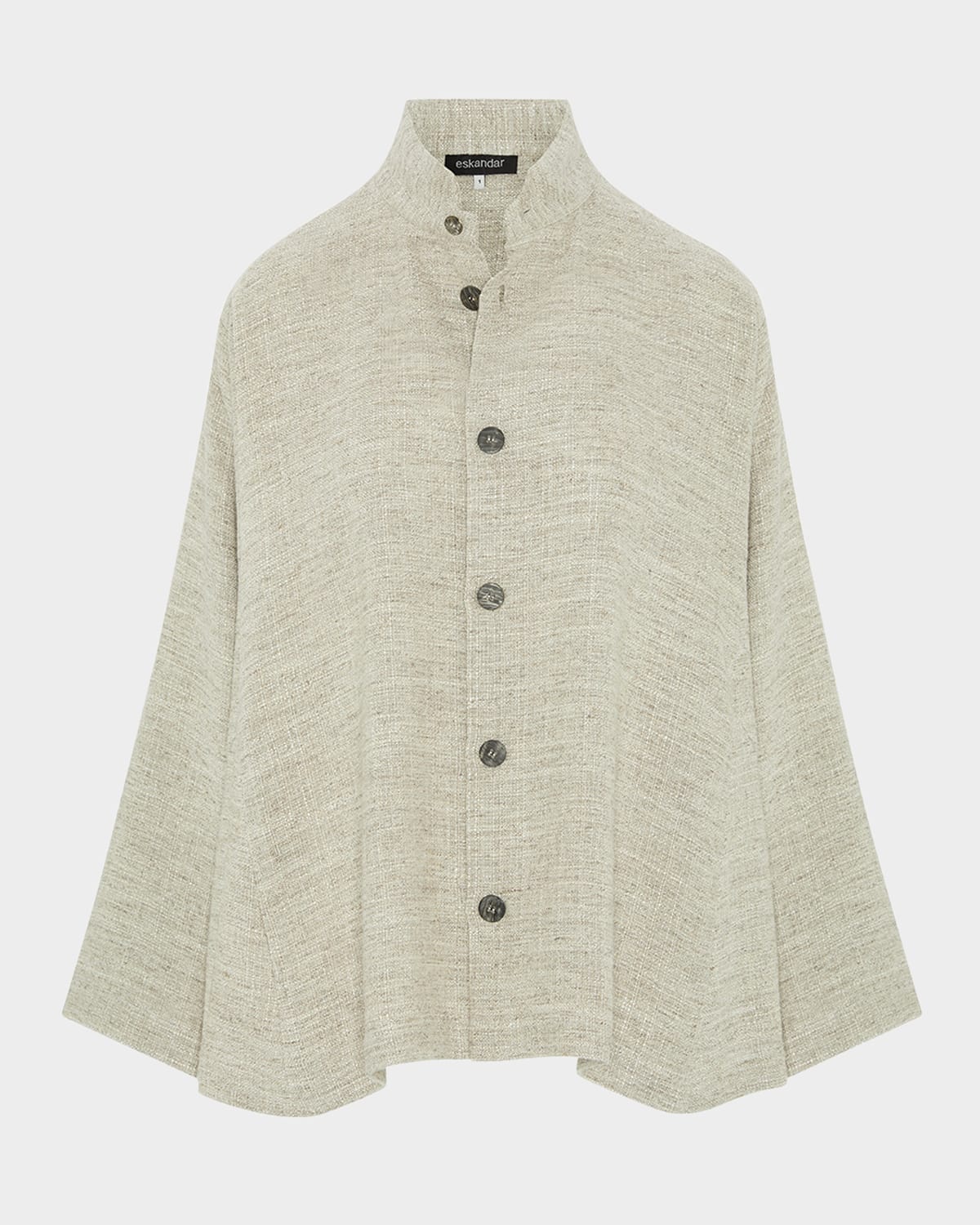 ESKANDAR CAUCASUS JACKET WITH NOTCH COLLAR (MID PLUS LENGTH) 