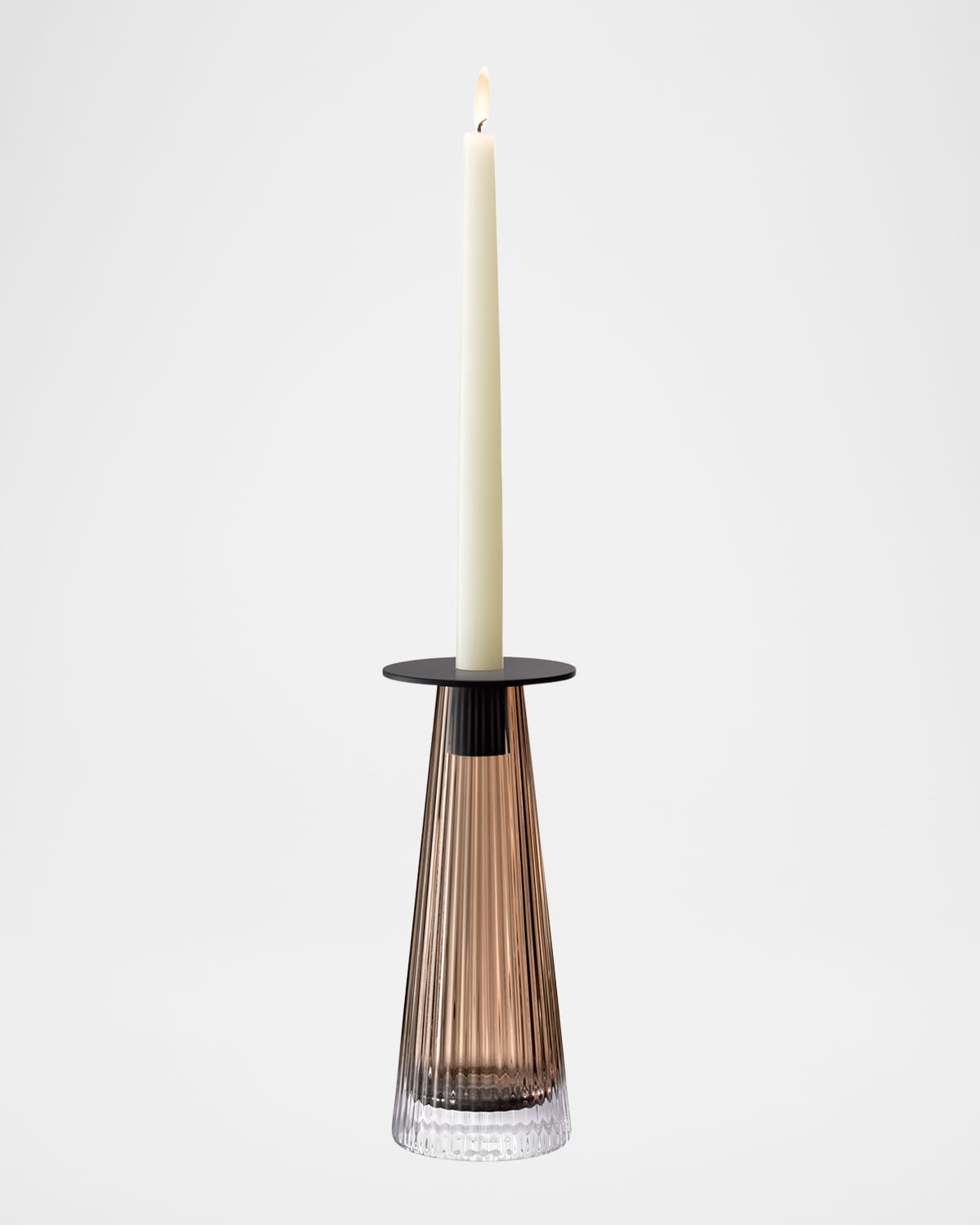Lsa Beacon 9" Candle Holder/vase In Brown
