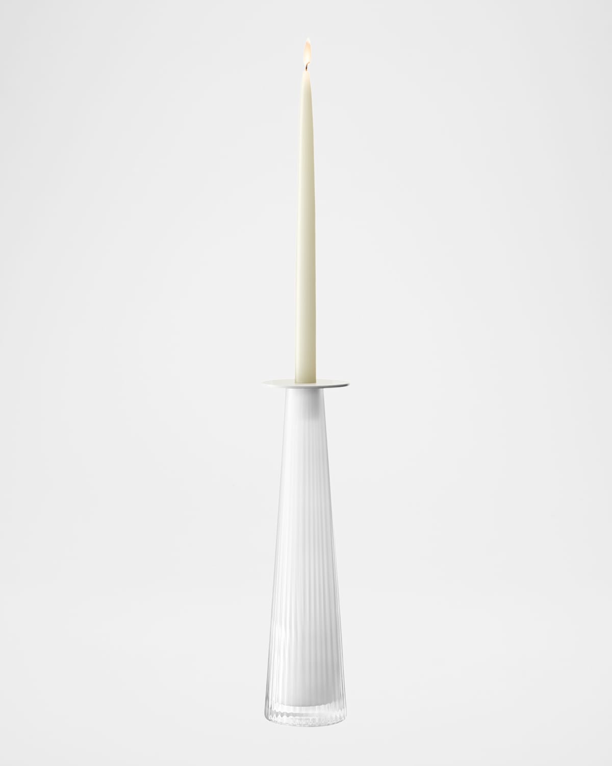 Lsa Beacon 13.5" Candle Holder/vase In White
