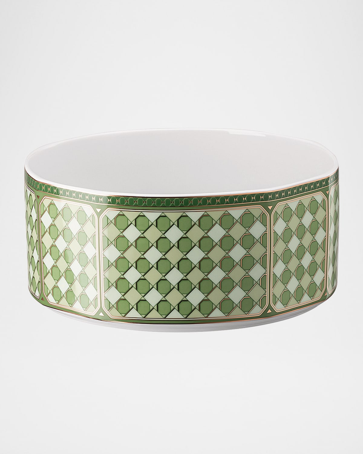 Swarovski Signum Serving Bowl, 7.5" In Green