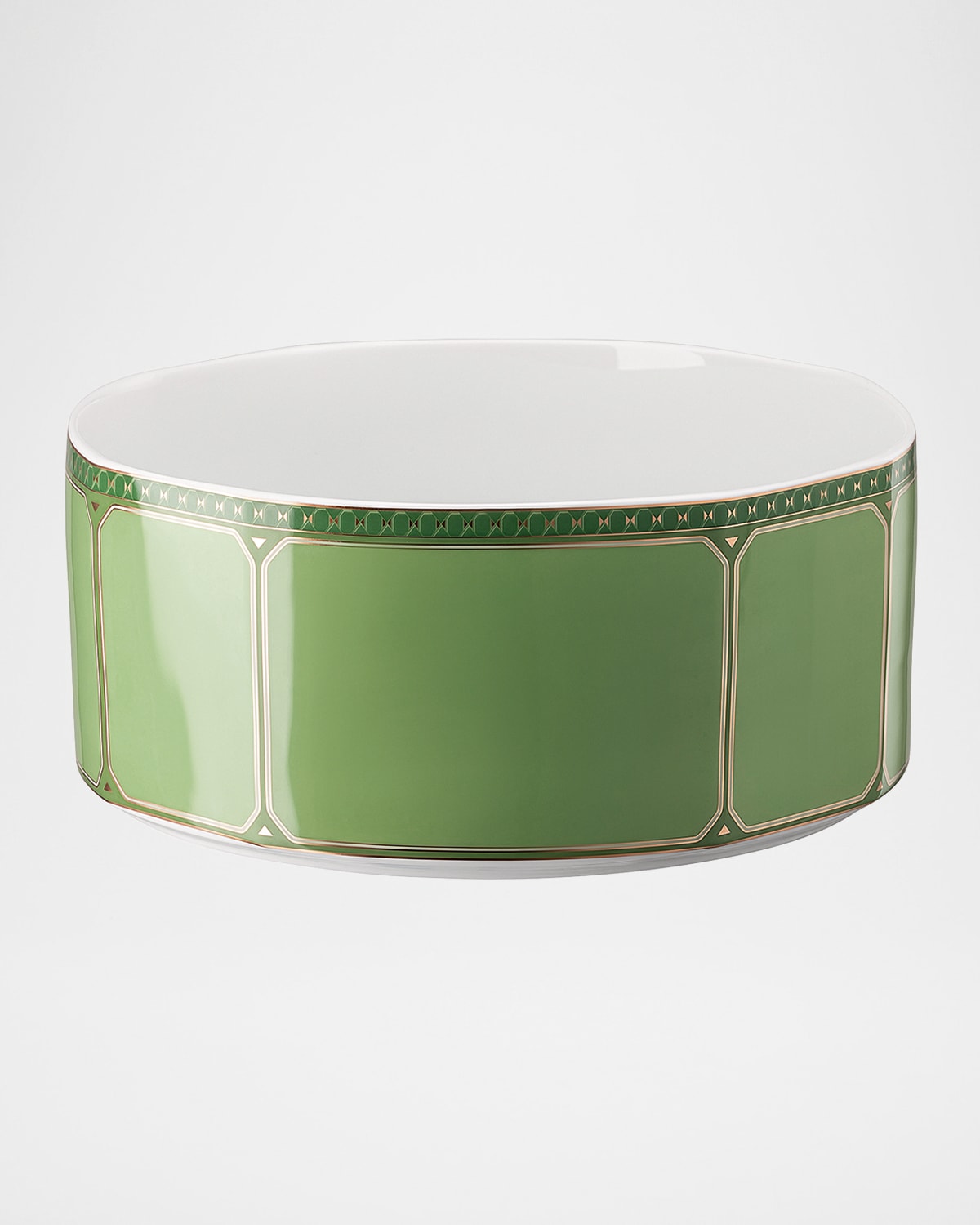 Swarovski Signum Serving Bowl, 10" In Green