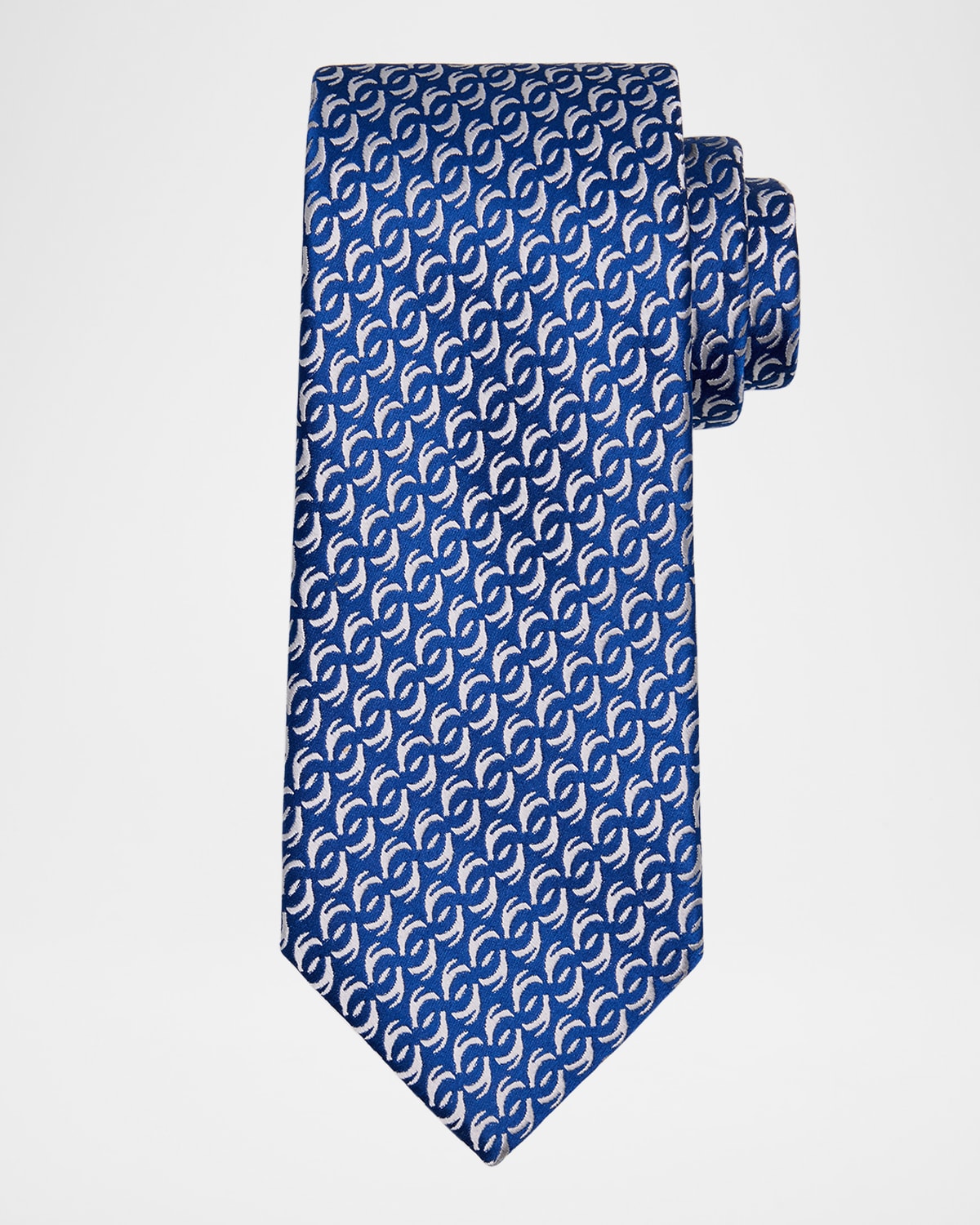 Charvet Men's Open Circle Silk Tie