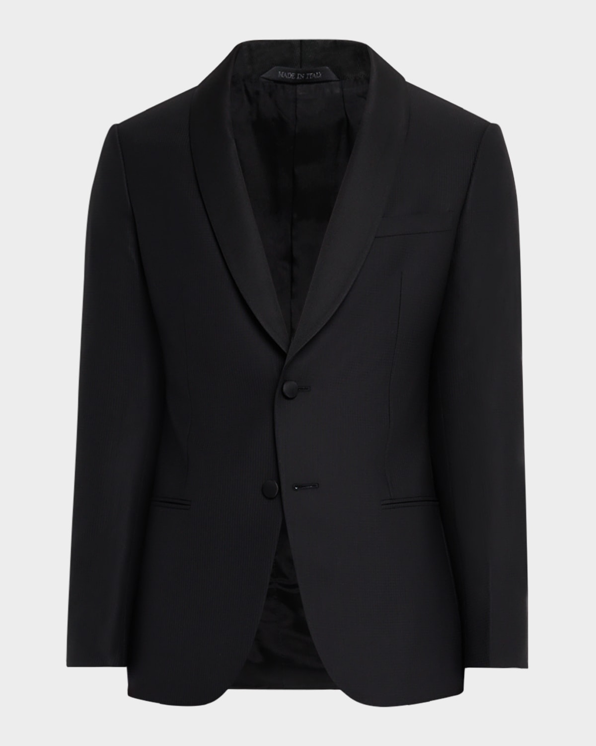 Giorgio Armani Men's Smoking Soho Shawl-collar Tuxedo In Black