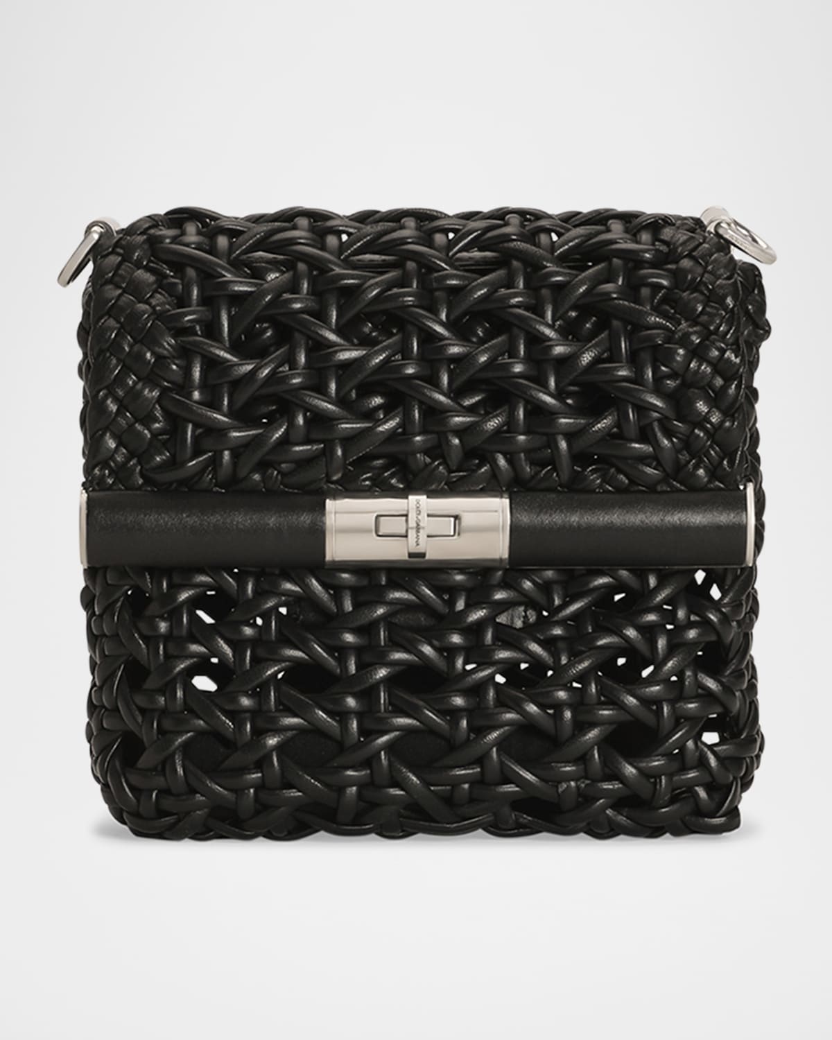 Men's Marlene Woven Leather Crossbody Bag
