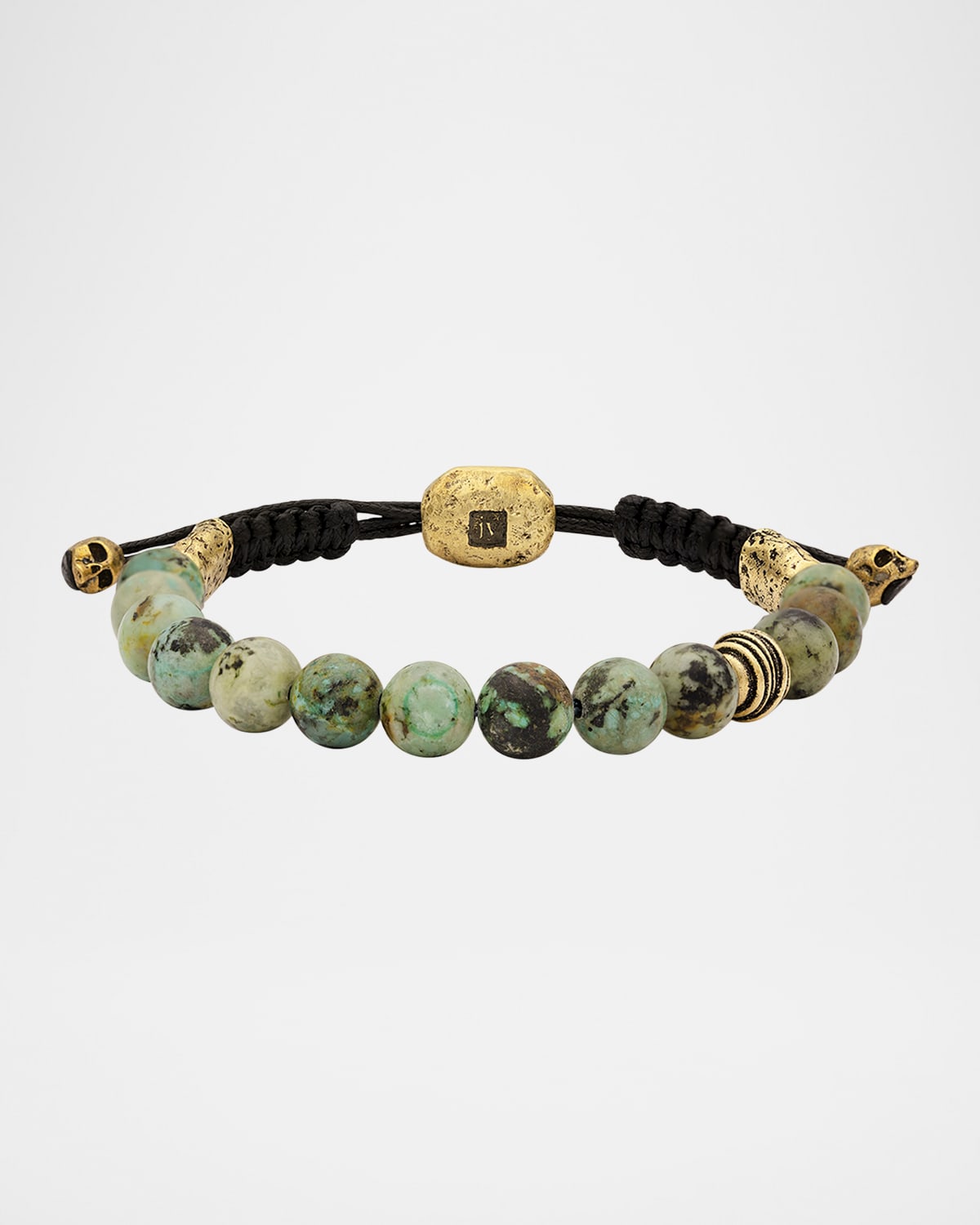 Men's Turquoise Beaded Wrap Bracelet