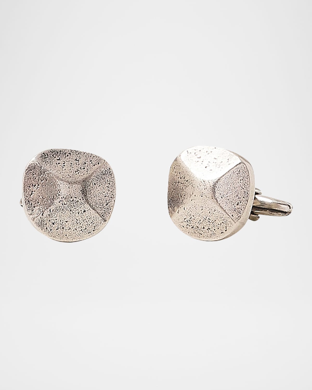 Men's Sterling Silver Rivet Cufflinks