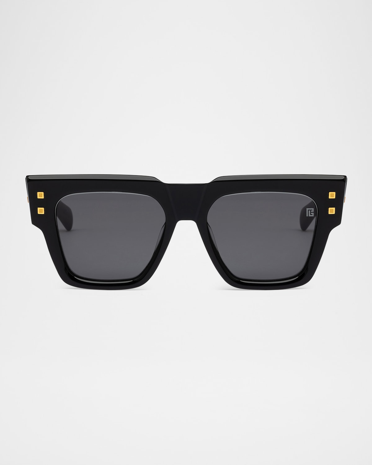 BALMAIN B-ARMY ACETATE SQUARE SUNGLASSES 