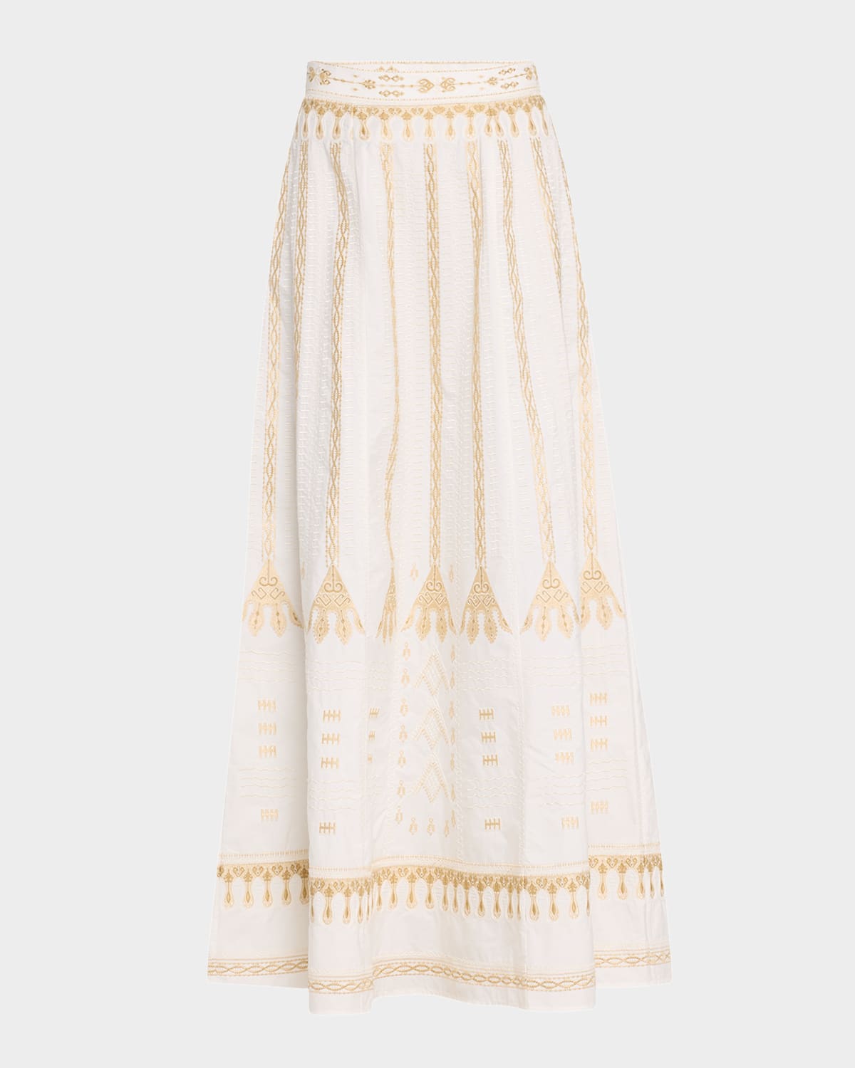 Camille Embroidered Maxi Skirt