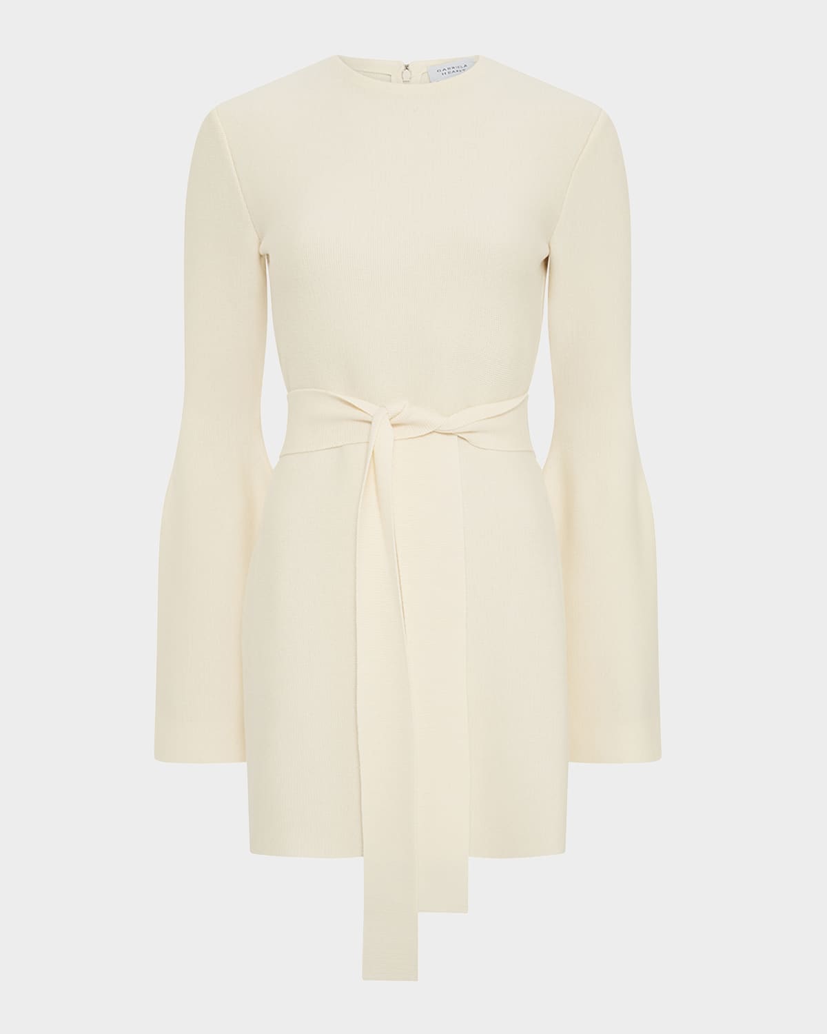 Gabriela Hearst Shandon Wool-crepe Tunic Top In Ivory