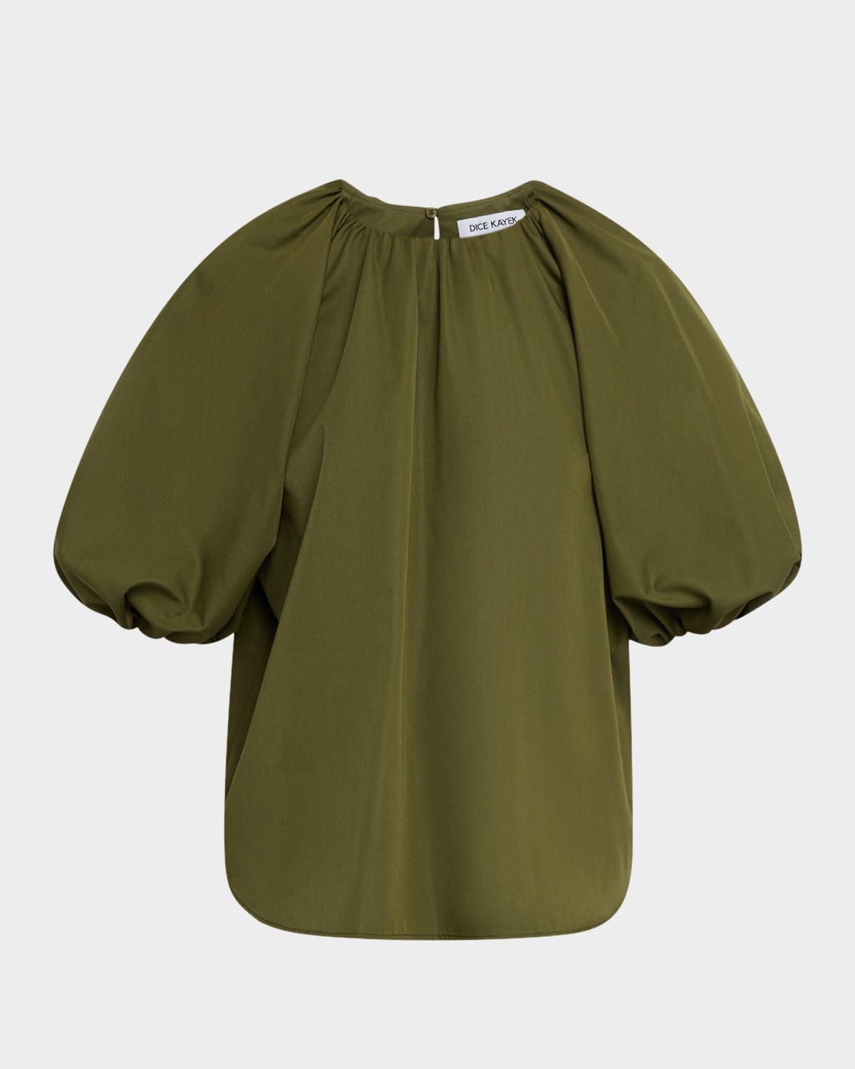 DICE KAYEK PUFF-SLEEVE GATHERED SHIRT 