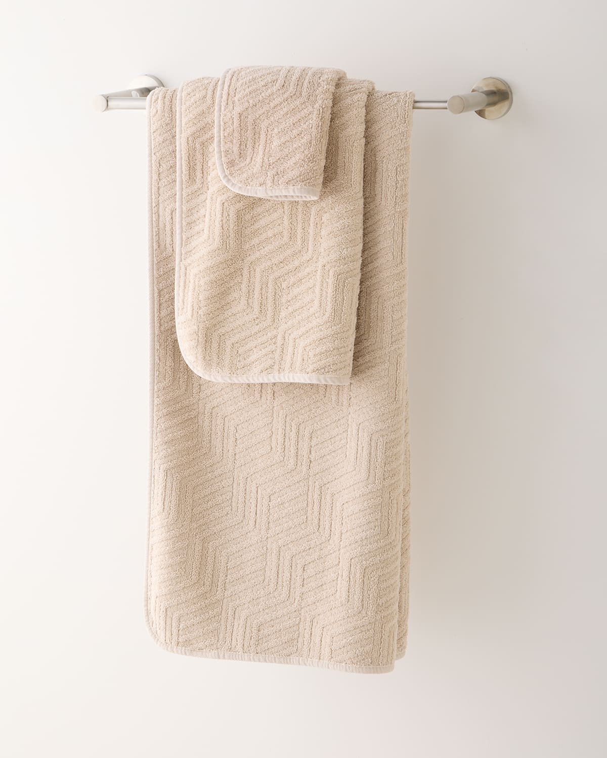 Graccioza Villari Hand Towel In Fog