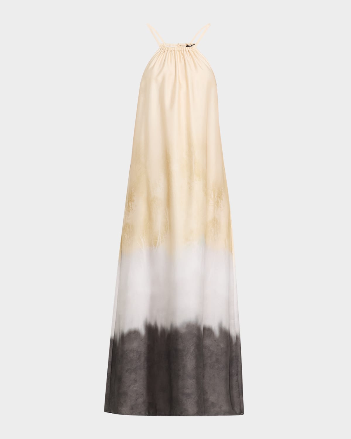 Shop Peserico Sleeveless Ombre Maxi Dress In Quartz Sand