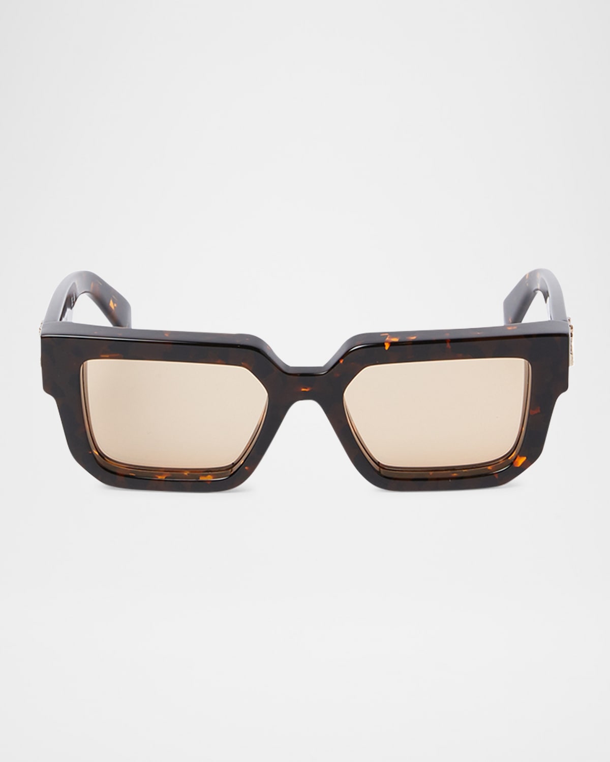 Off-white Full Frame Sunglasses In 16062havana Camel