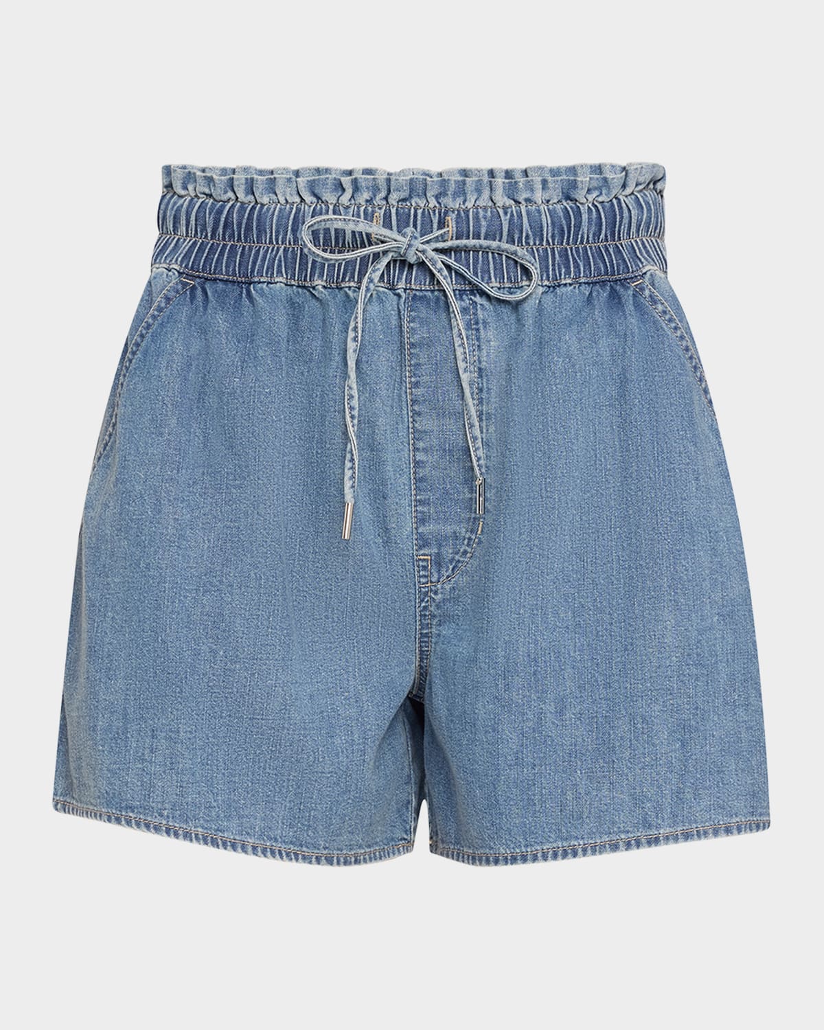 Wilder Drawstring Denim Shorts