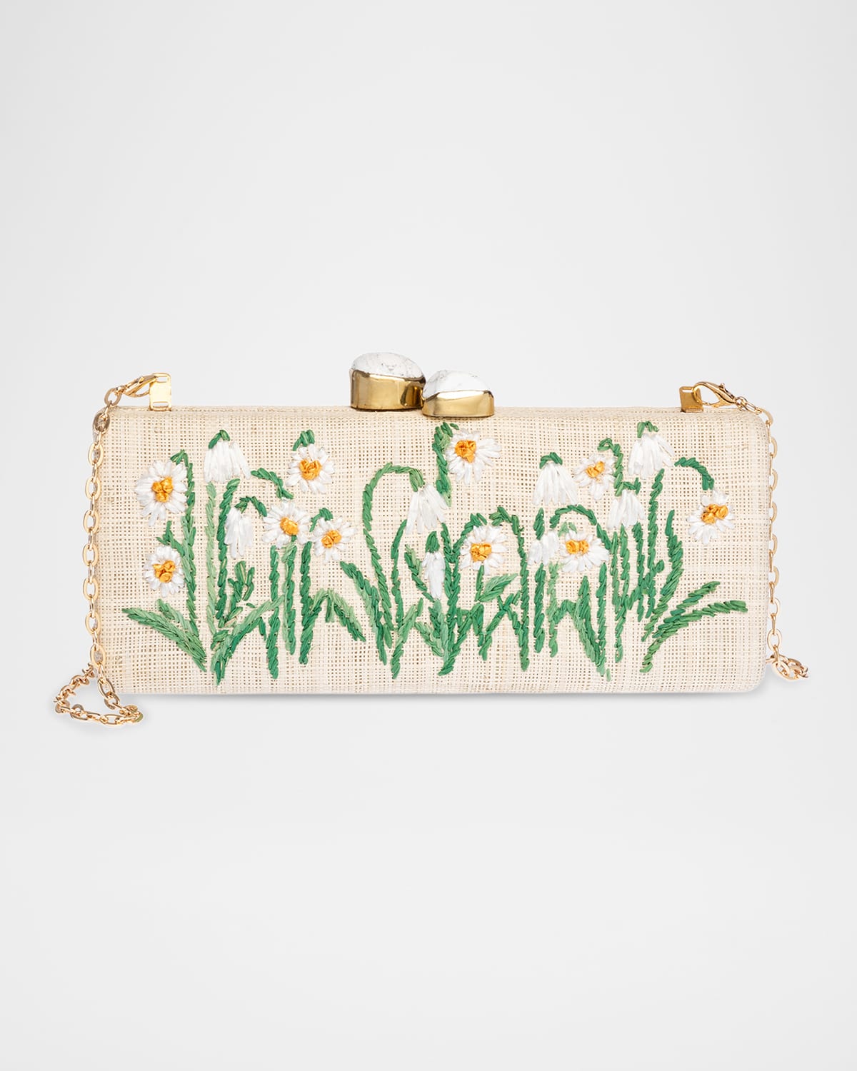 Alessandra Flower Long Clutch Bag