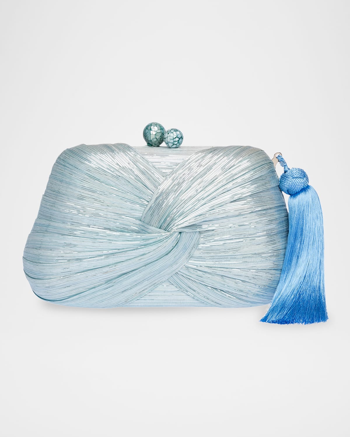 Rosie Tassel Twisted Clutch Bag