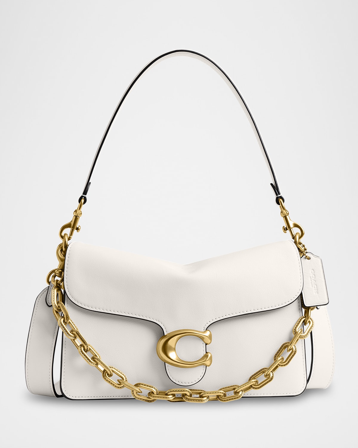 Tabby Time Square Quilted Washed Leather Shoulder Bag