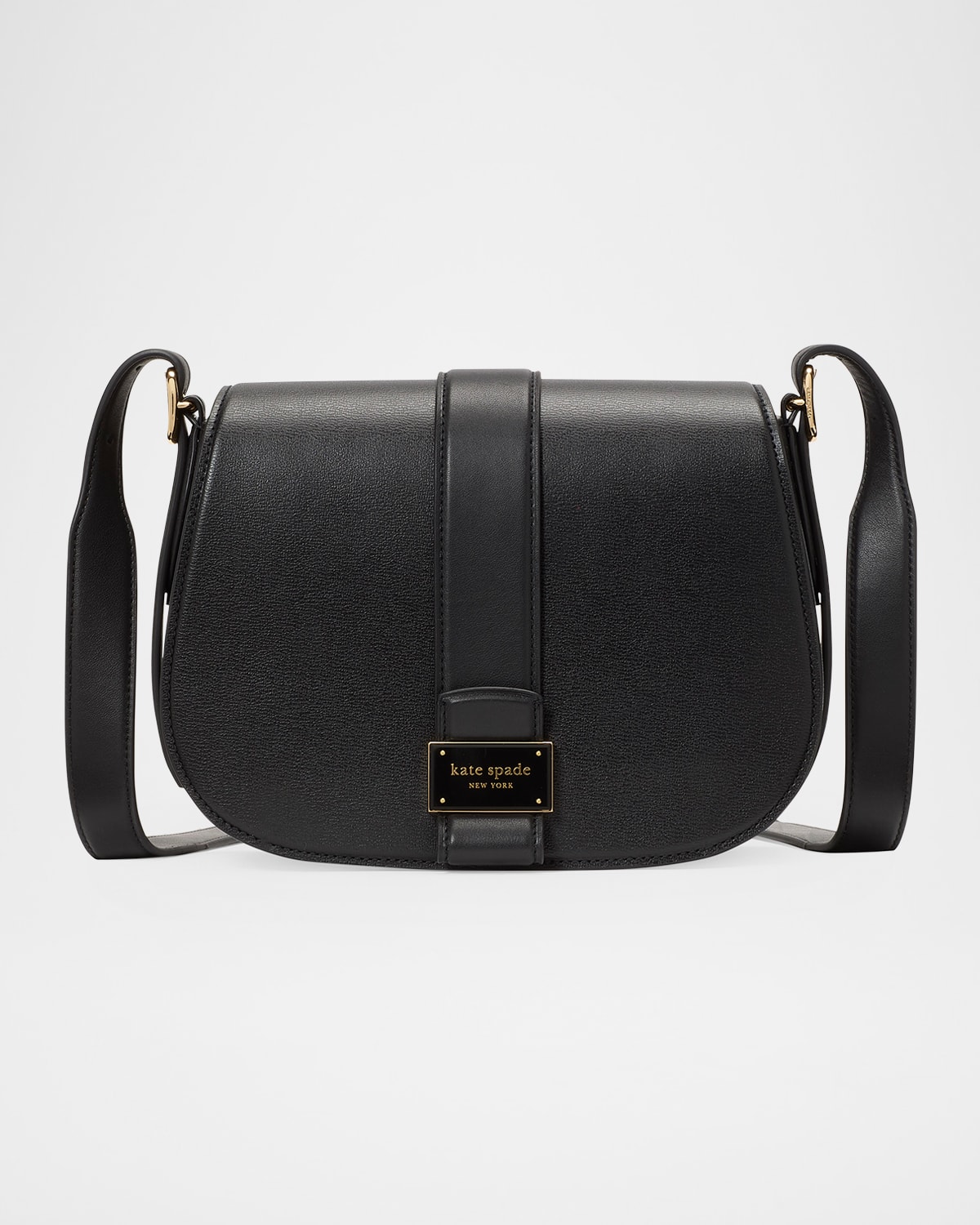 Kate Spade Nouveau Textured Leather Saddle Crossbody Bag