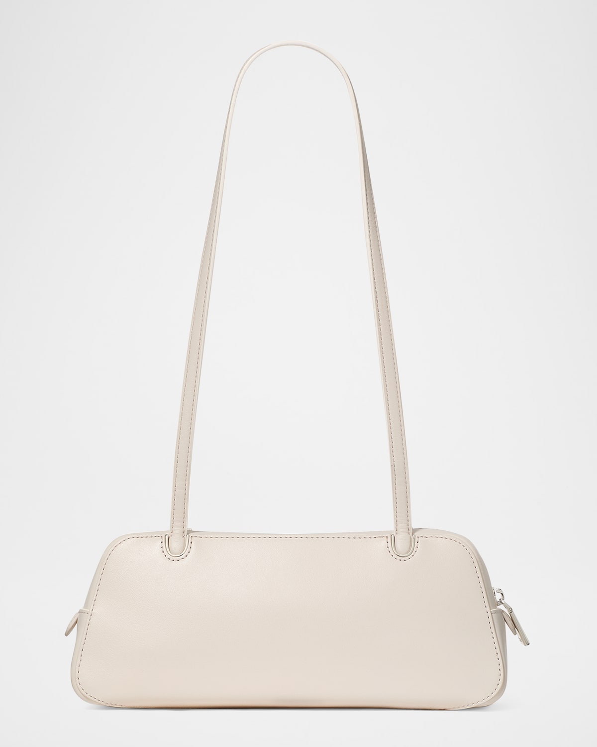 grace east-west grain leather shoulder bag