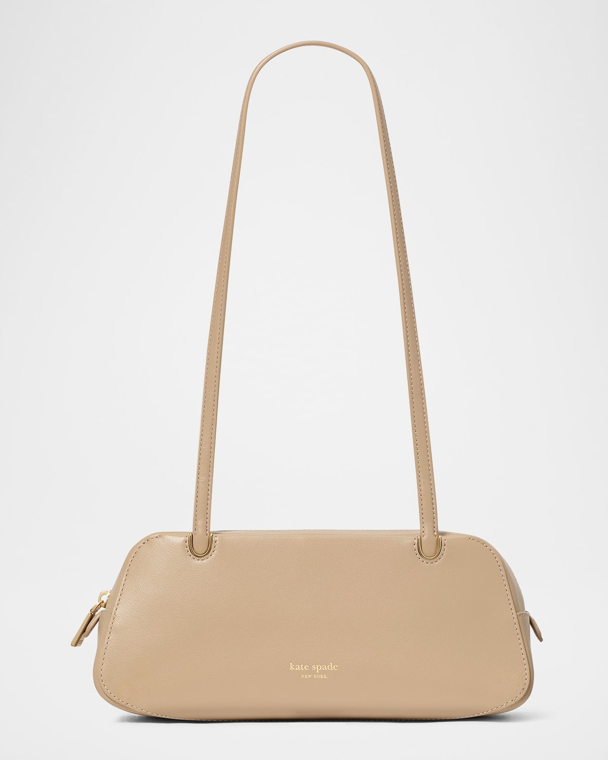 grace east-west grain leather shoulder bag
