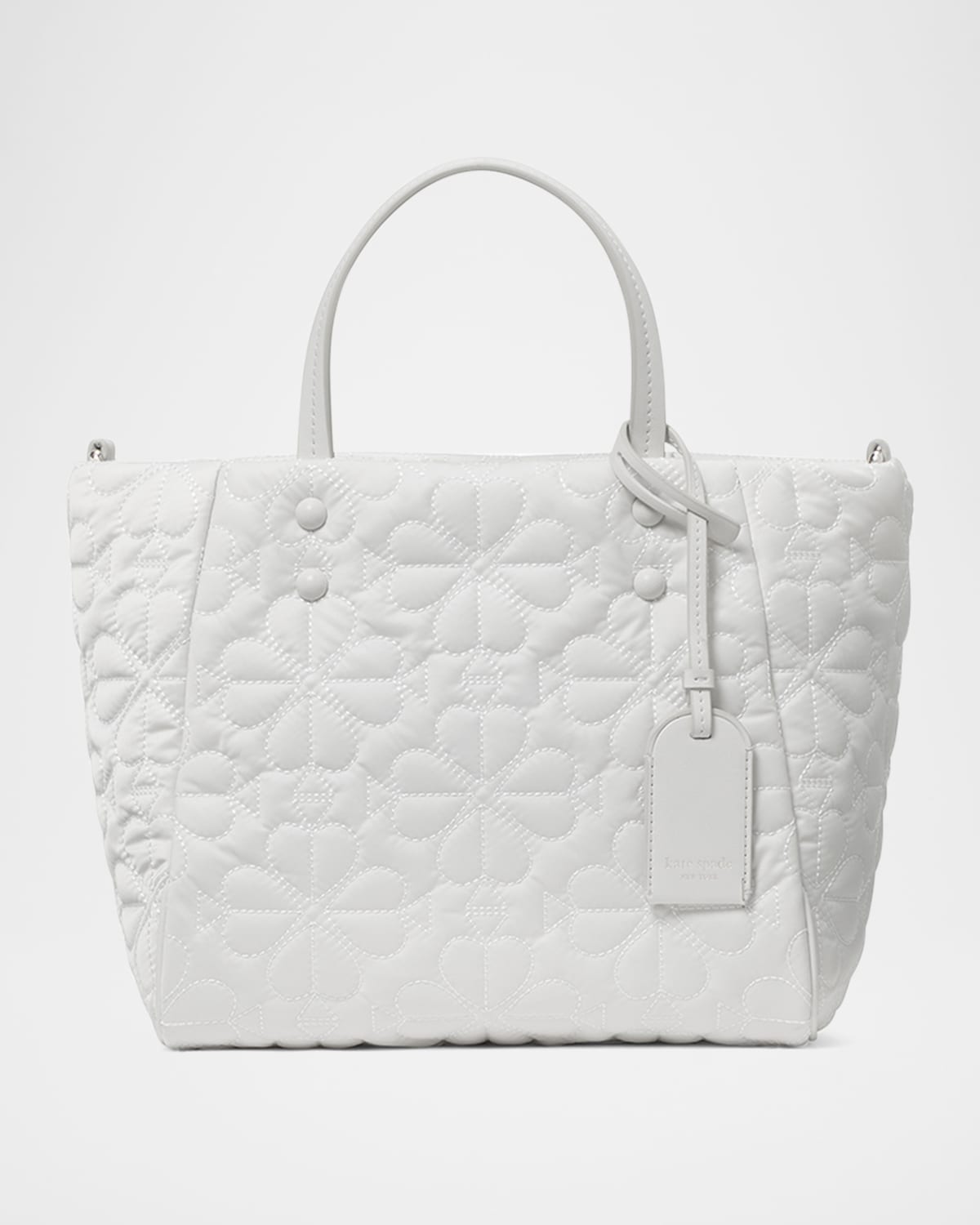 tilly small quilted fabric tote bag