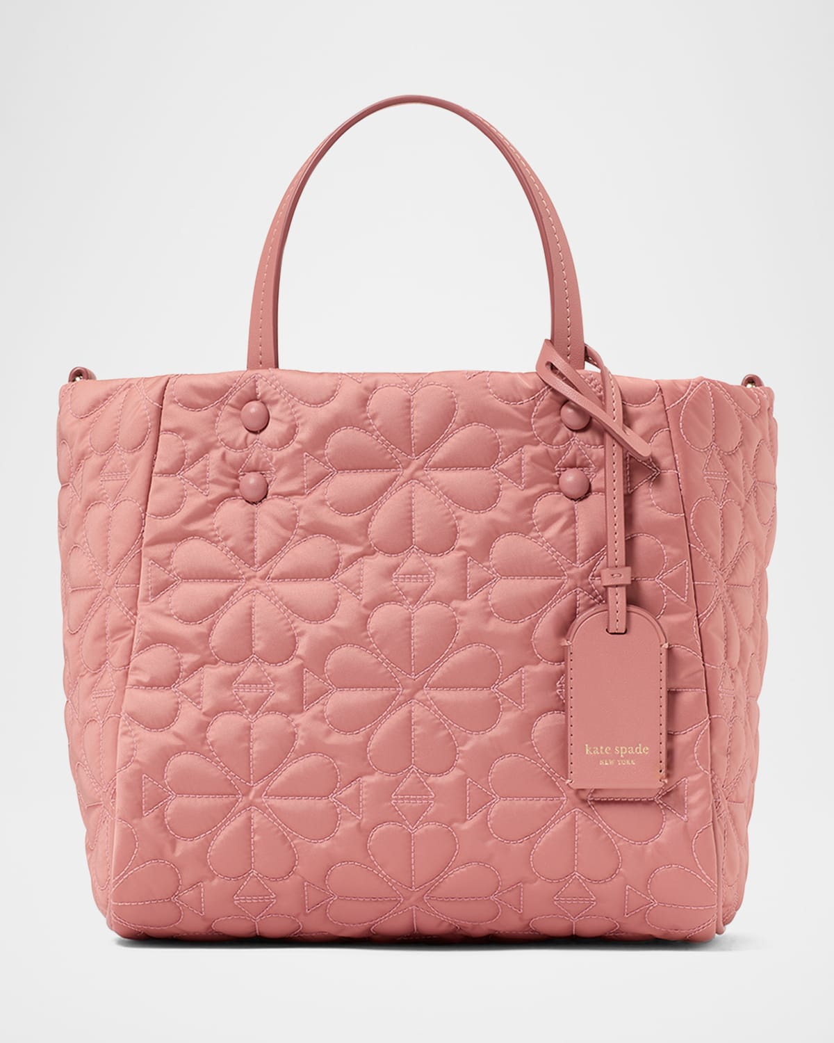 Shop Kate Spade Tilly Small Quilted Fabric Tote Bag