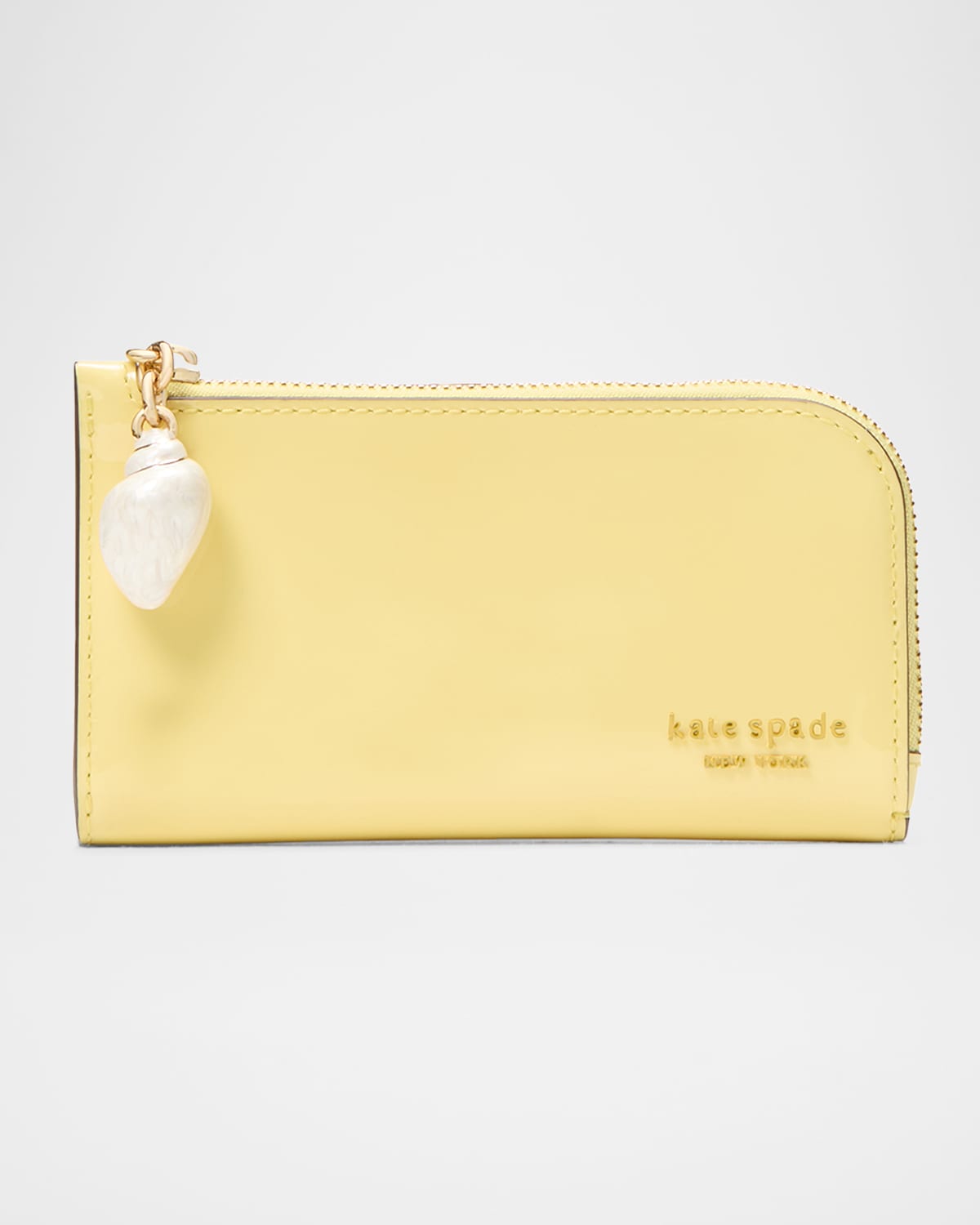 devin small patent leather bifold wallet