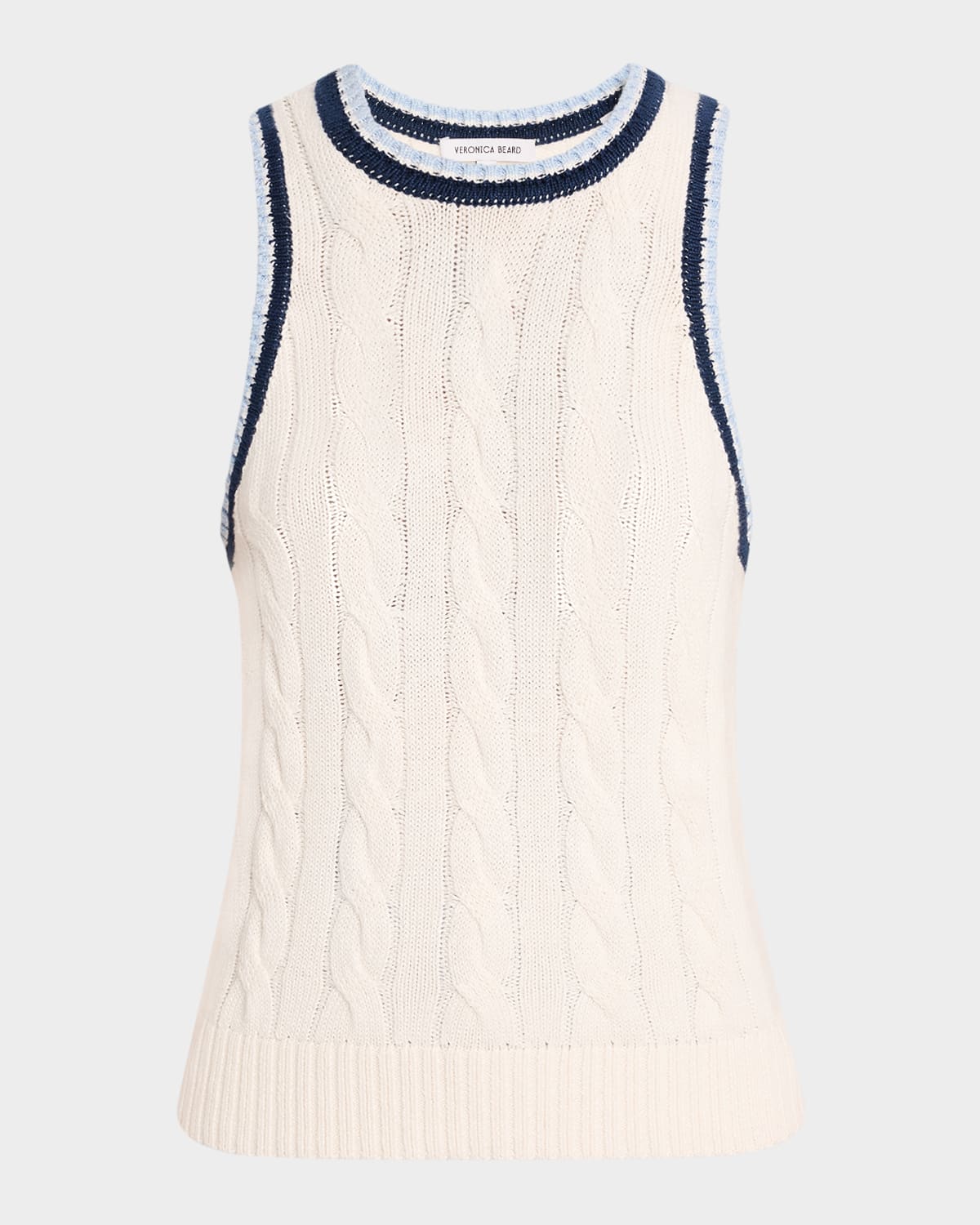 Jerrel Cable-Knit Tank Top