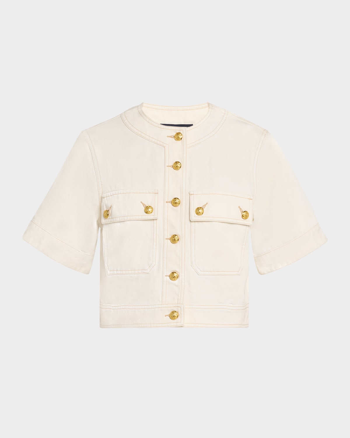 Elias Short-Sleeve Denim Jacket