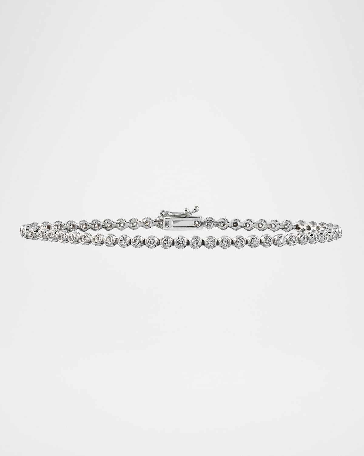 Cassidy Diamonds 18K White Gold Traditional Diamond Tennis Bracelet, 1.25tcw