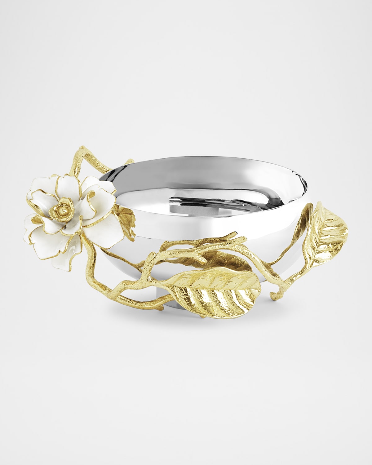 Michael Aram Gardenia Small Bowl In Silver