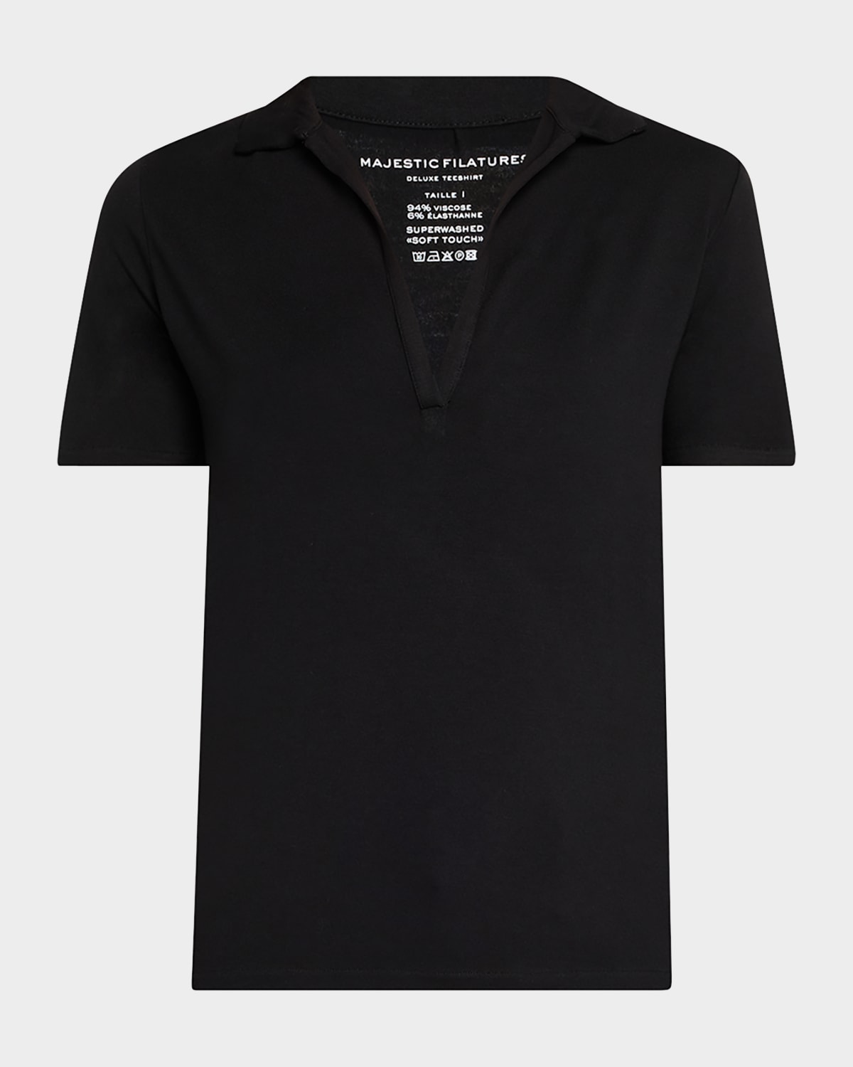 MAJESTIC SOFT TOUCH SHORT-SLEEVE POLO T-SHIRT 