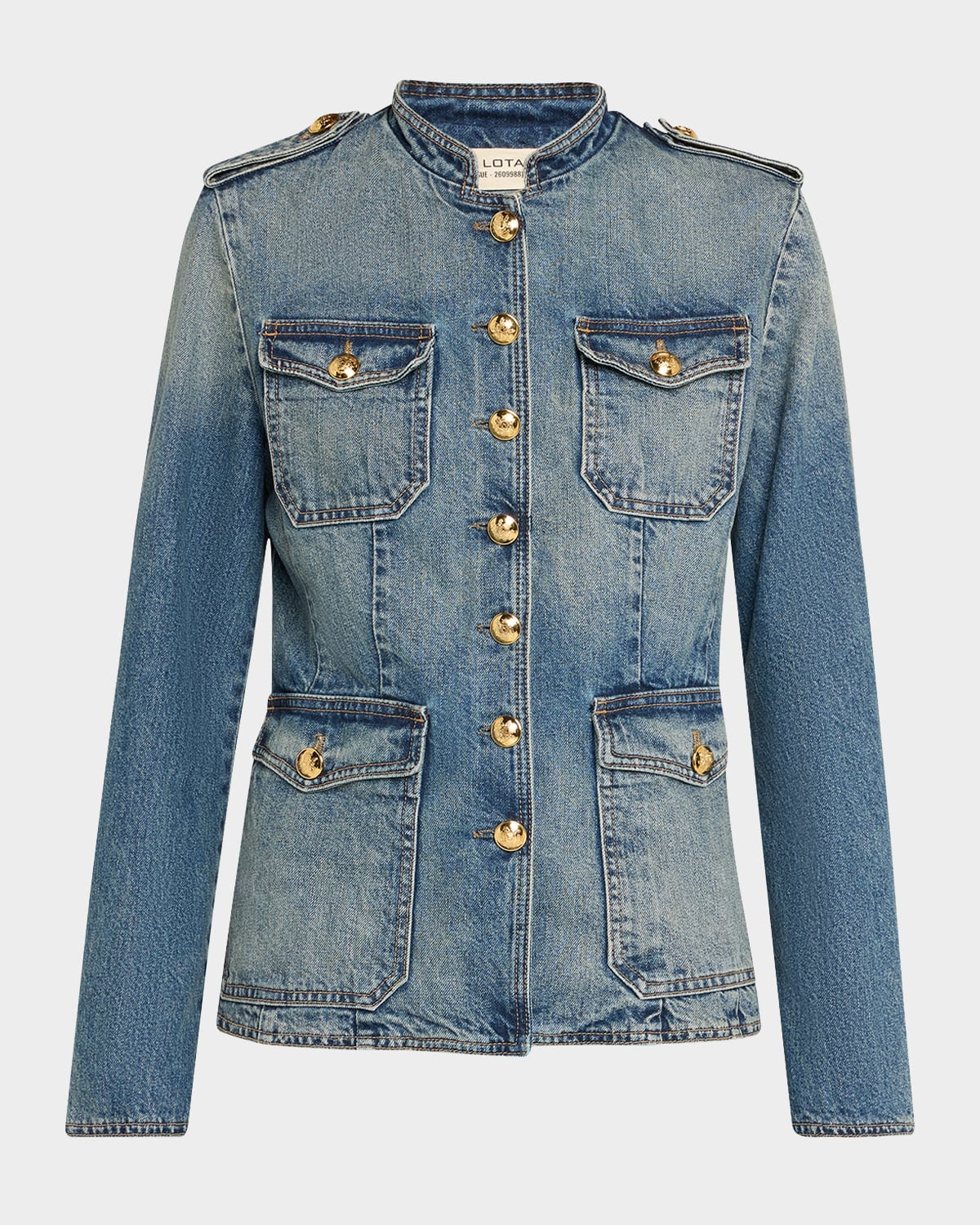 Nili Lotan Geraldine Denim Jacket In Geraldine Denim Jacket