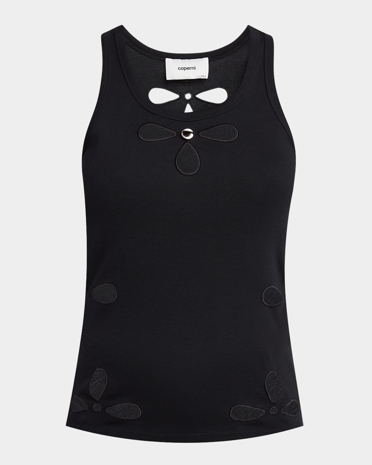 Petal Embroidered Tank Top