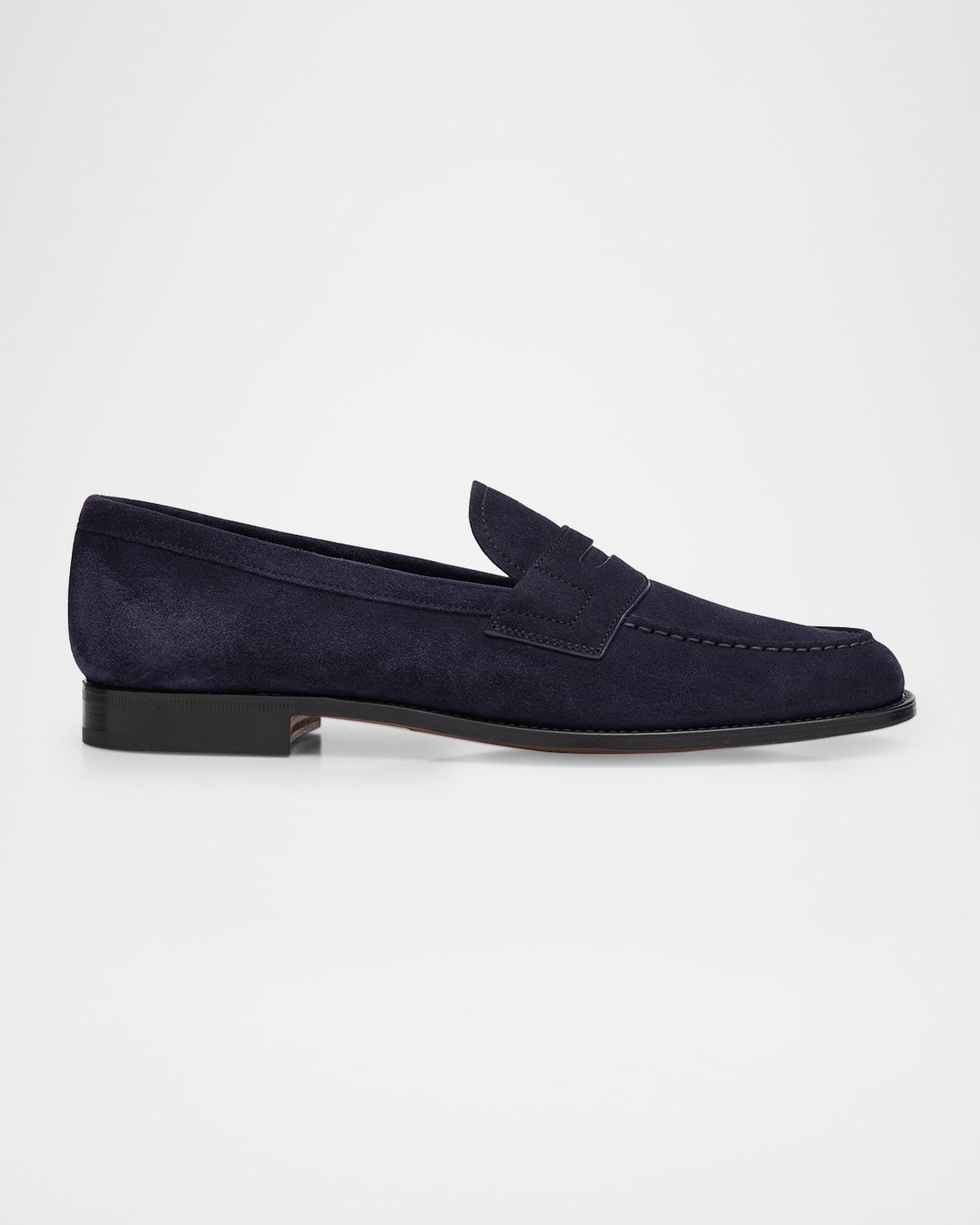 Church's Heswall Suede Penny Loafers In Danubio