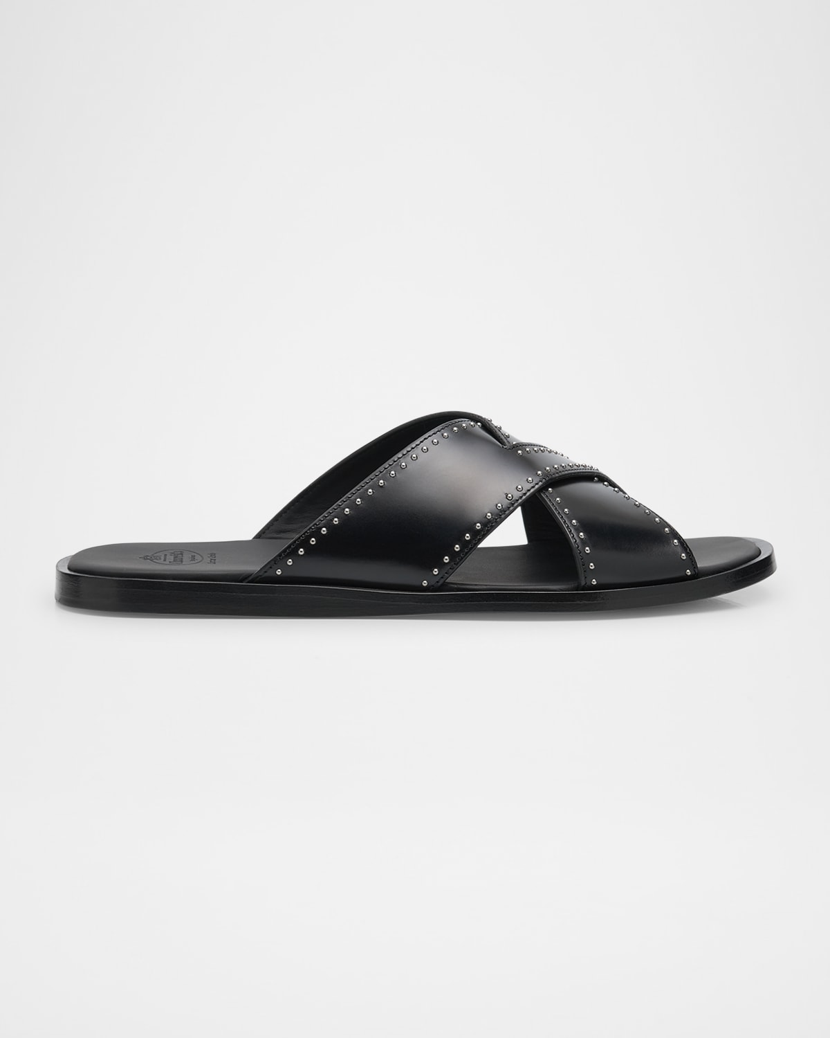Shop Church's Oriyah Leather Stud Crisscross Sandals In Antrac.sc.