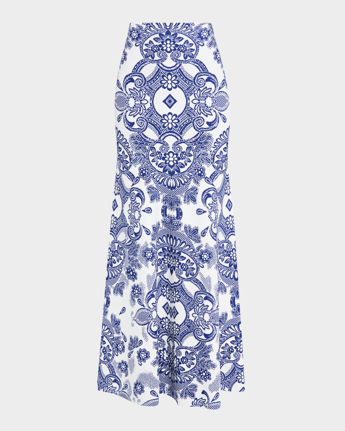 Medallion Lace Knit Maxi Skirt