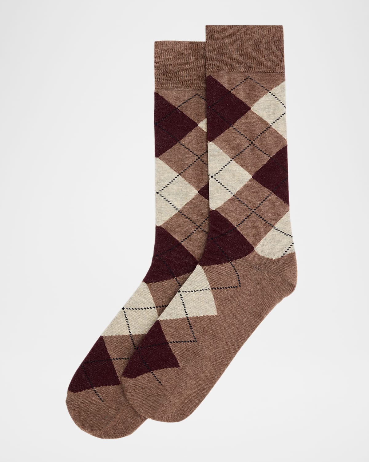 Men's Argyle Crew Socks