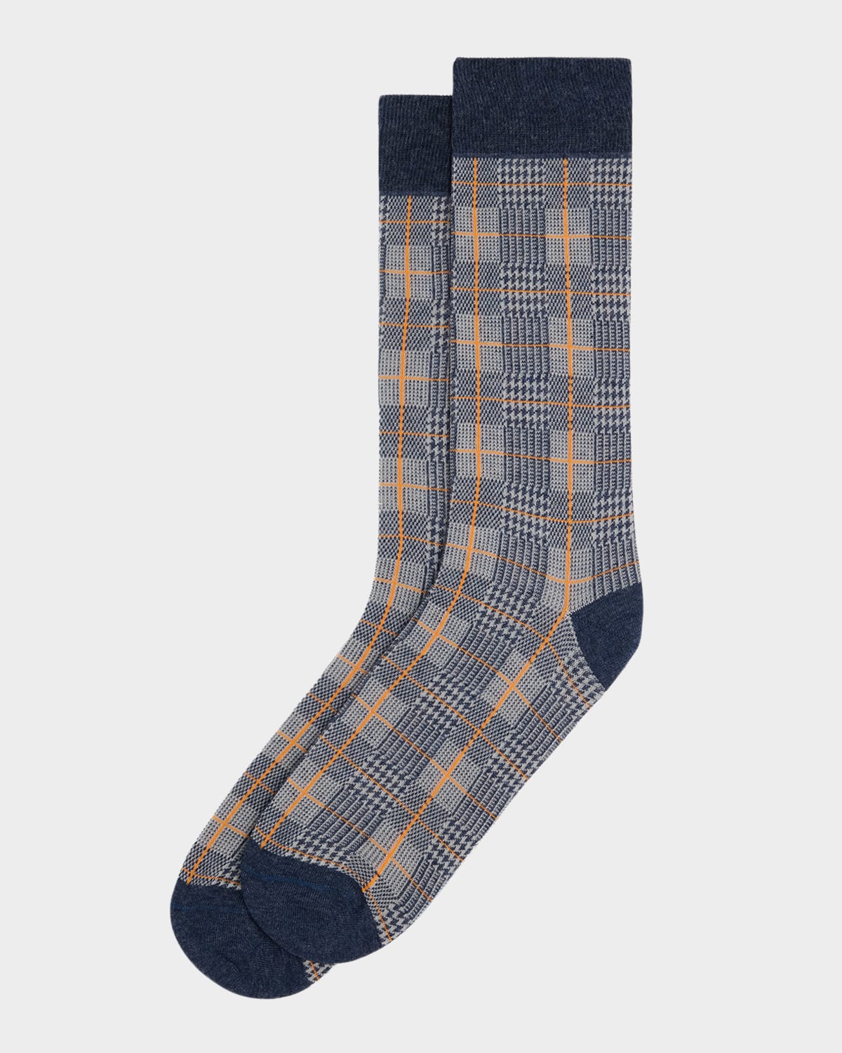 Men's Glen Plaid Crew Socks