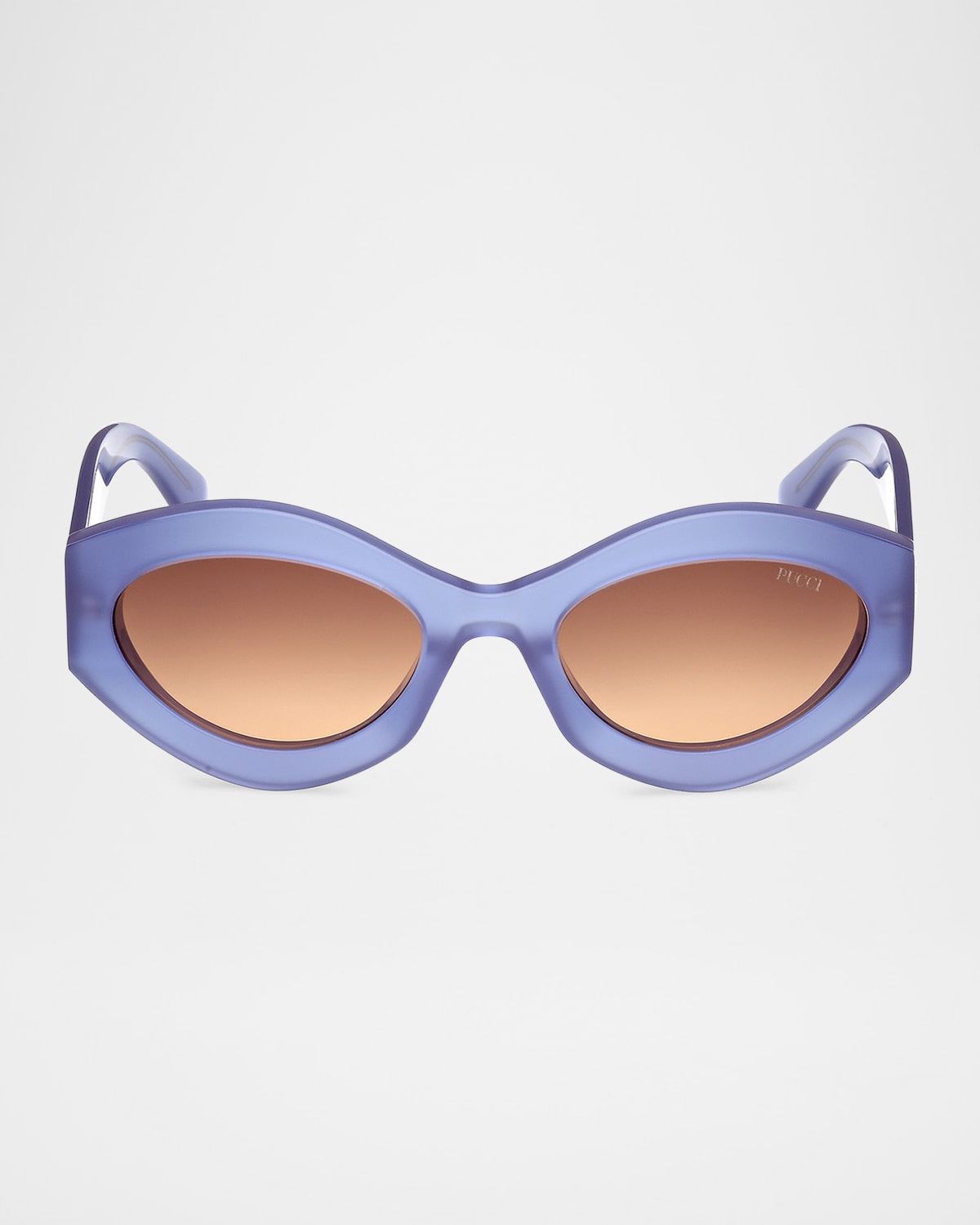 EMILIO PUCCI CAT-EYE ACETATE SUNGLASSES 