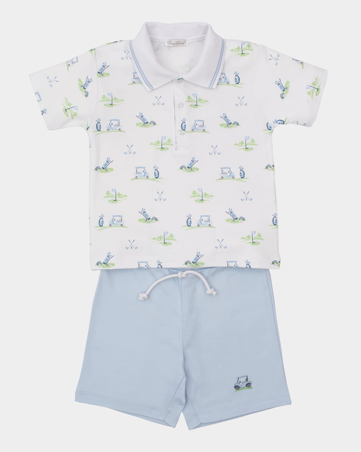KISSY KISSY BOY'S FAIRWAY FOURSOME SHORTS SET 