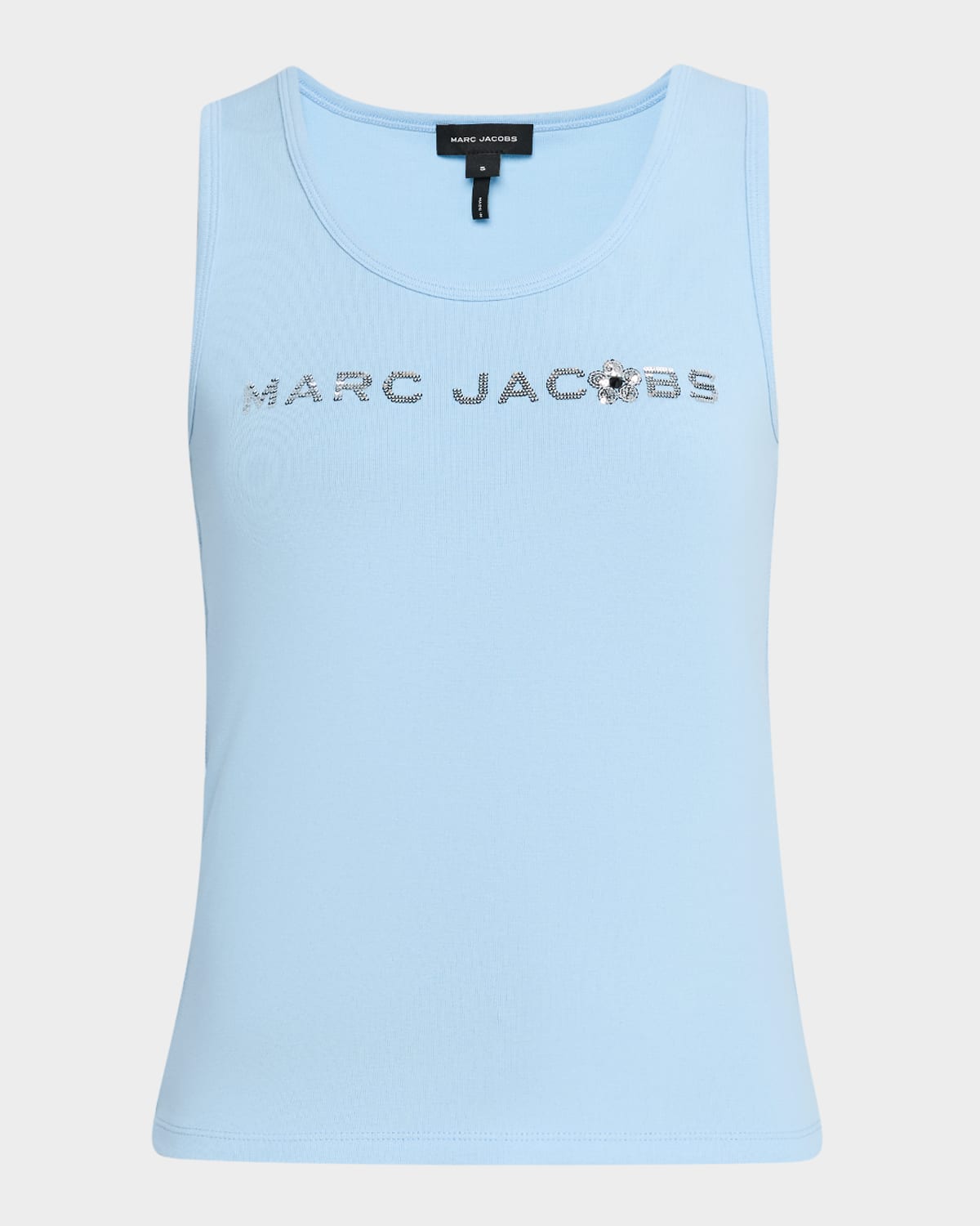 Marc Jacobs Sequined Daisy Logo Tank Top