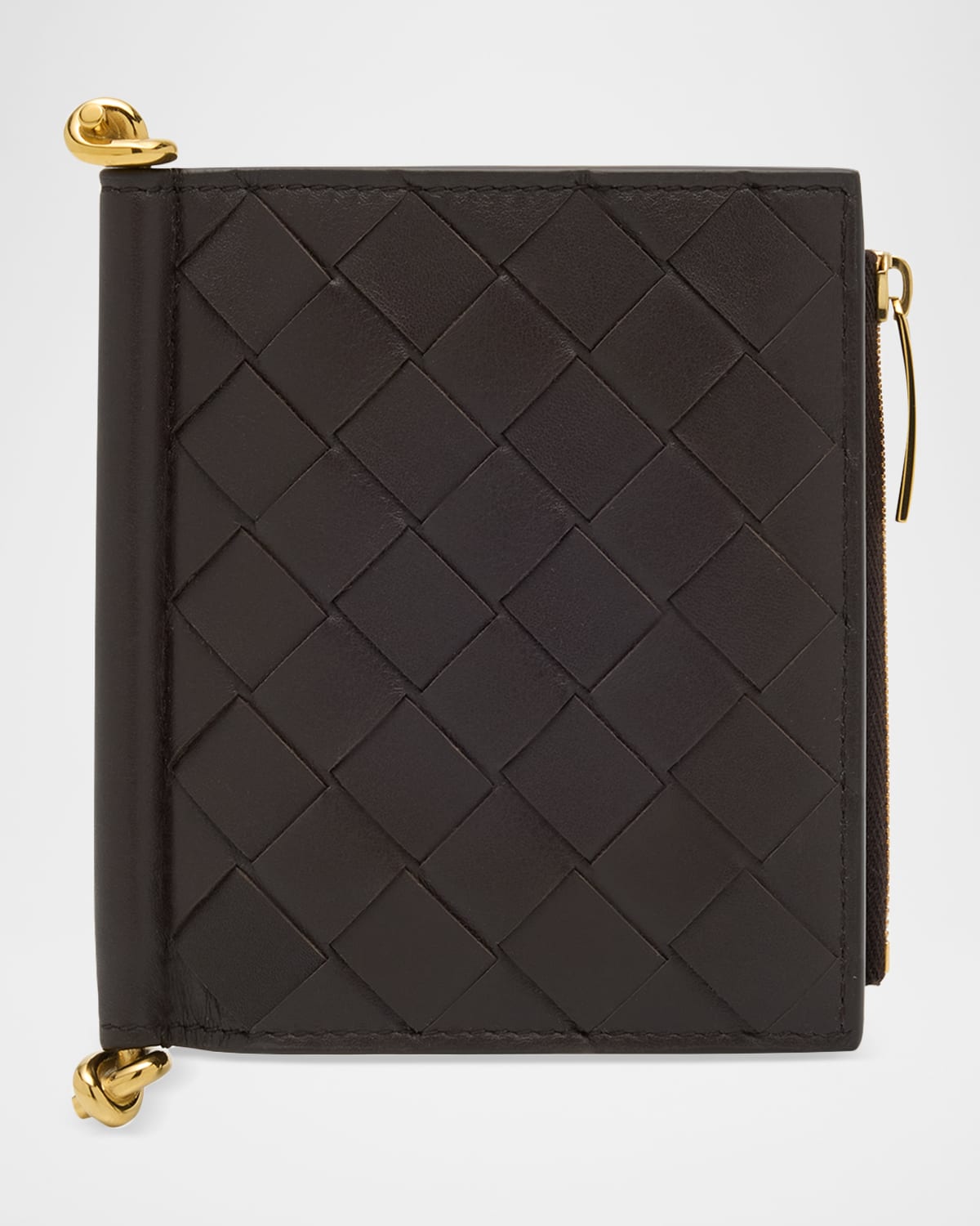 Bottega Veneta Solstice Bifold Leather Wallet In Brown