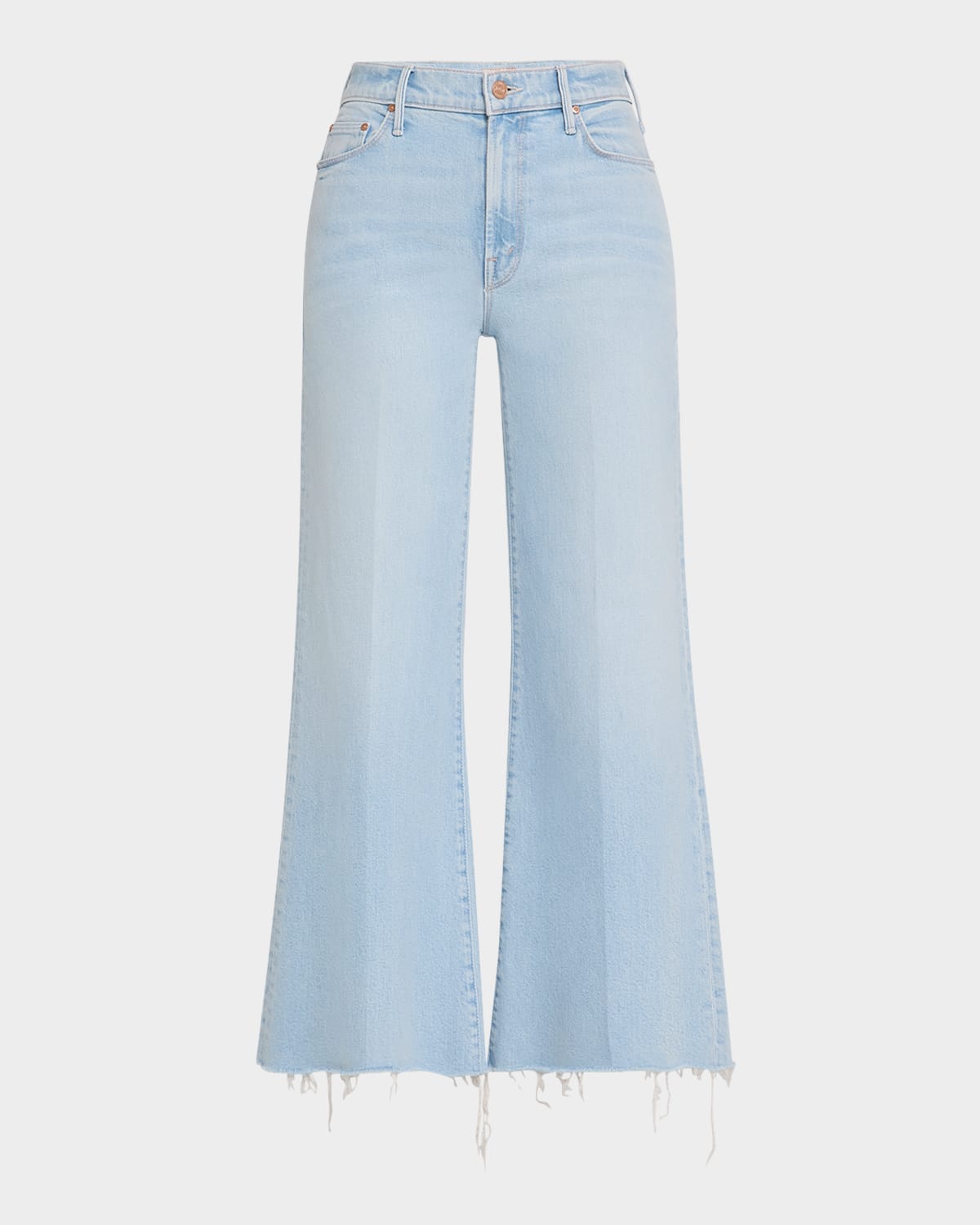 Mother The Twister High Rise Ankle Wide Leg Jeans In Cowabunga In Cowabunga