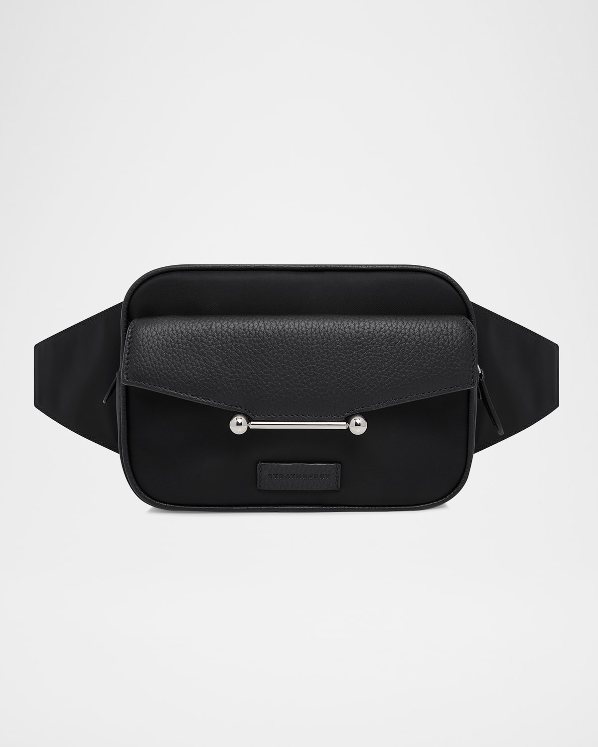Mosaic Nylon and Leather Belt Bag