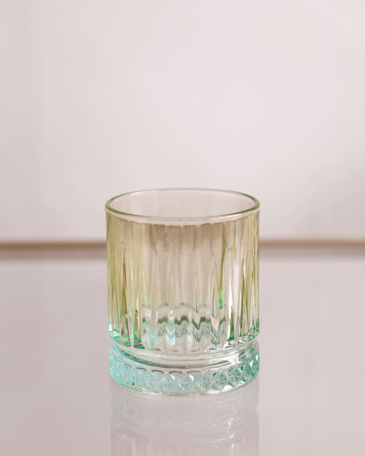 Beatriz Ball Glass Aquarelle Double Old-fashioned Set Of 4 In Multi