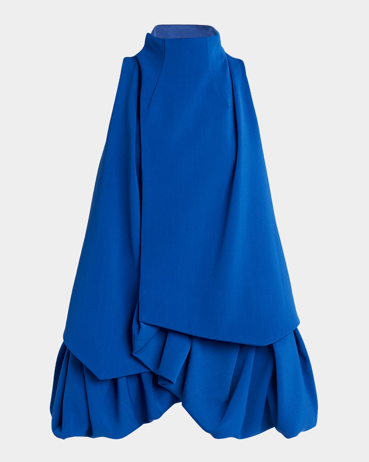 JW ANDERSON RUFFLE BUBBLE-HEM SLEEVELESS MINI DRESS 