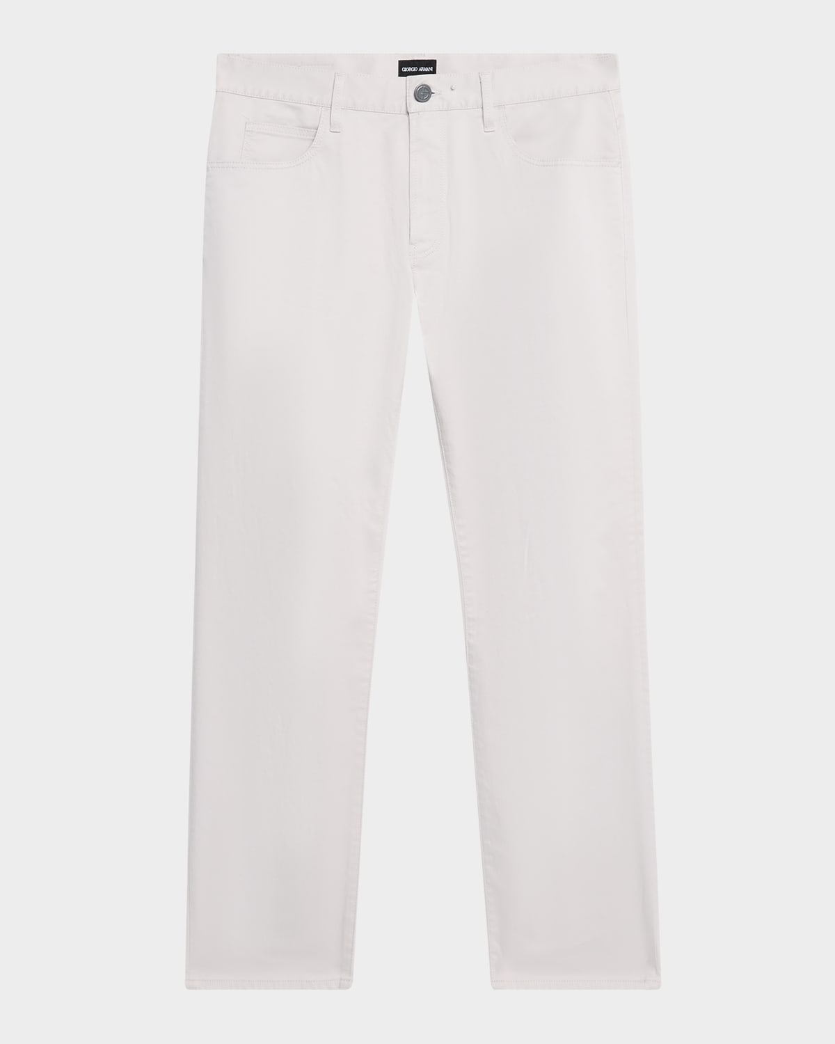 Giorgio Armani Men's 5-pocket Stretch Cotton Pants In Blue Navy