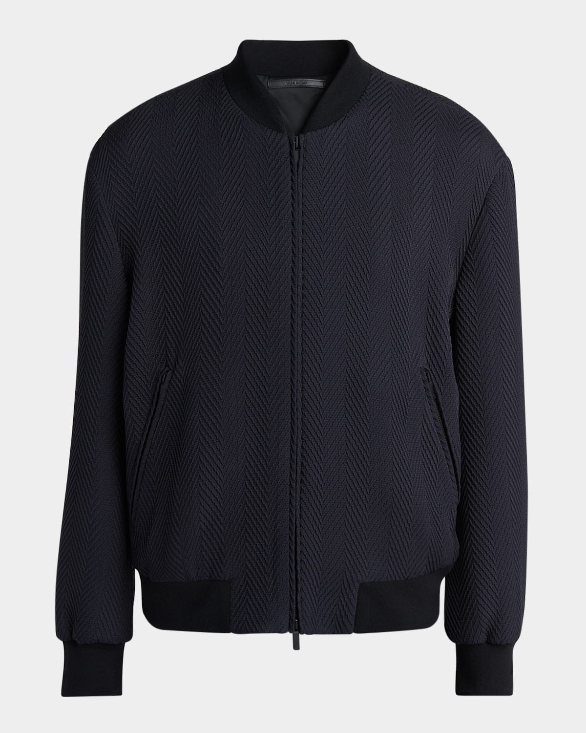 Men's Raised Chevron Bomber Jacket